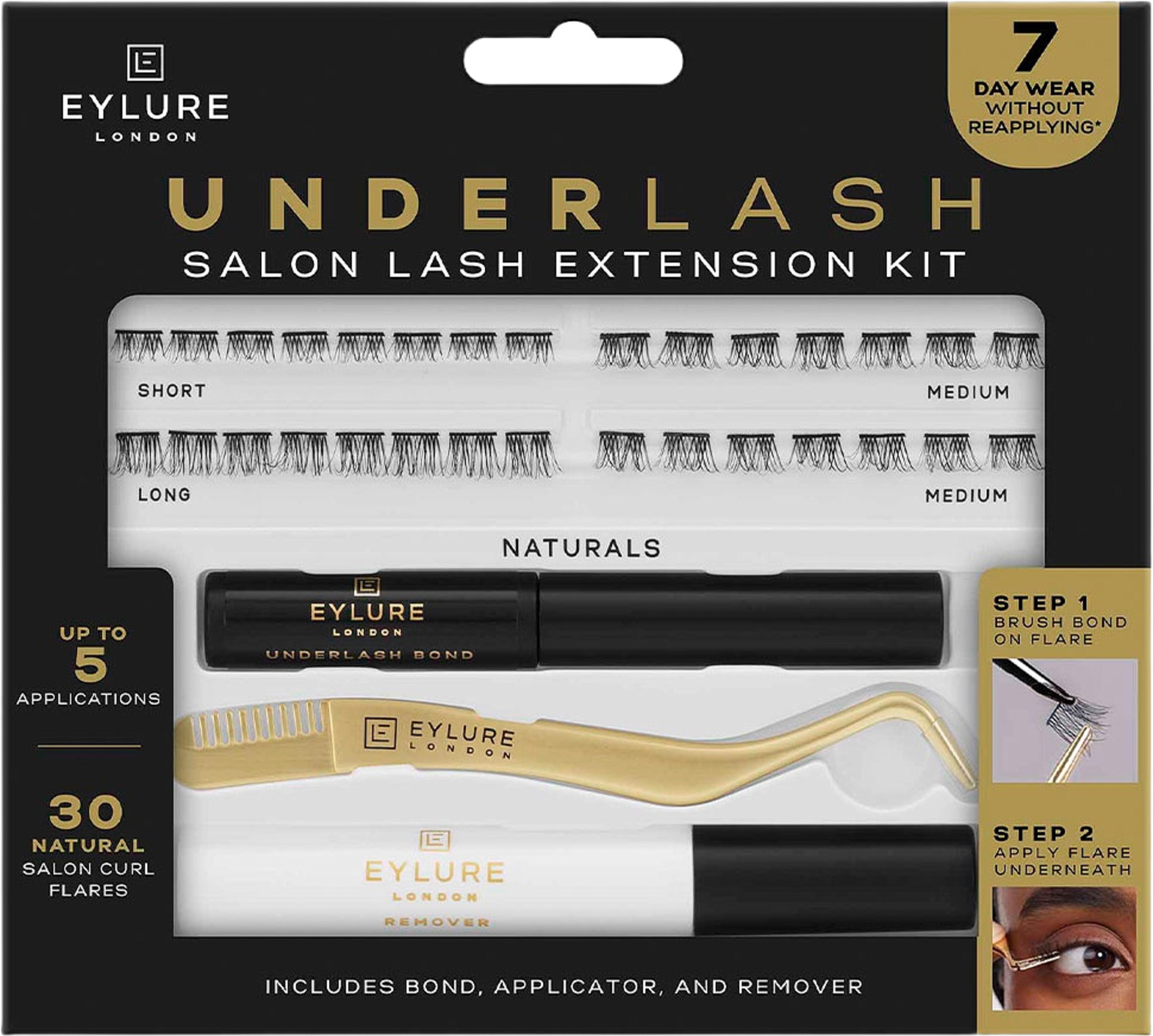 Underlash Natural Salon Curl Kit