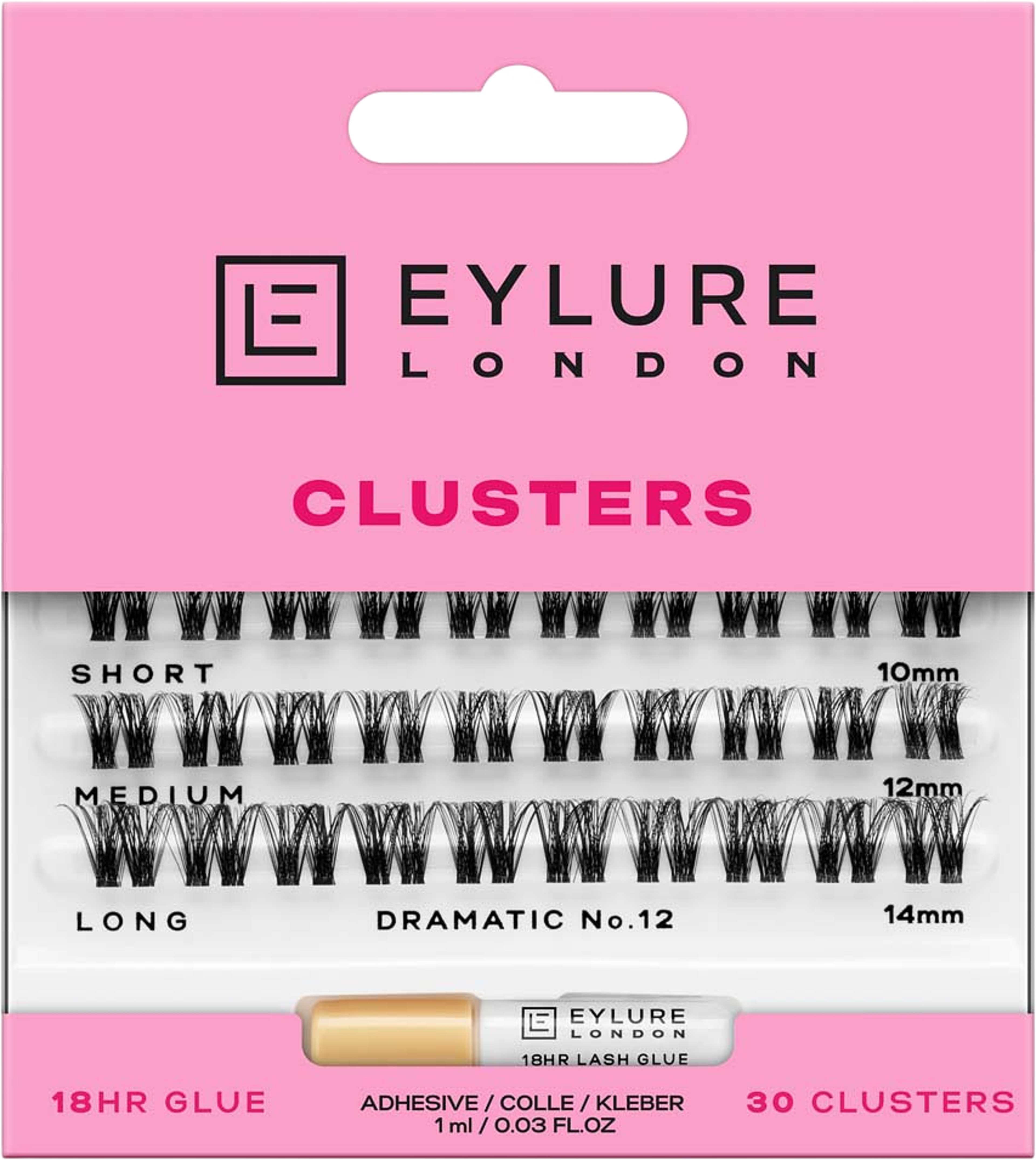 Dramatic Clusters no.12, från Eylure. Klicka för att öppna bilden i stort format