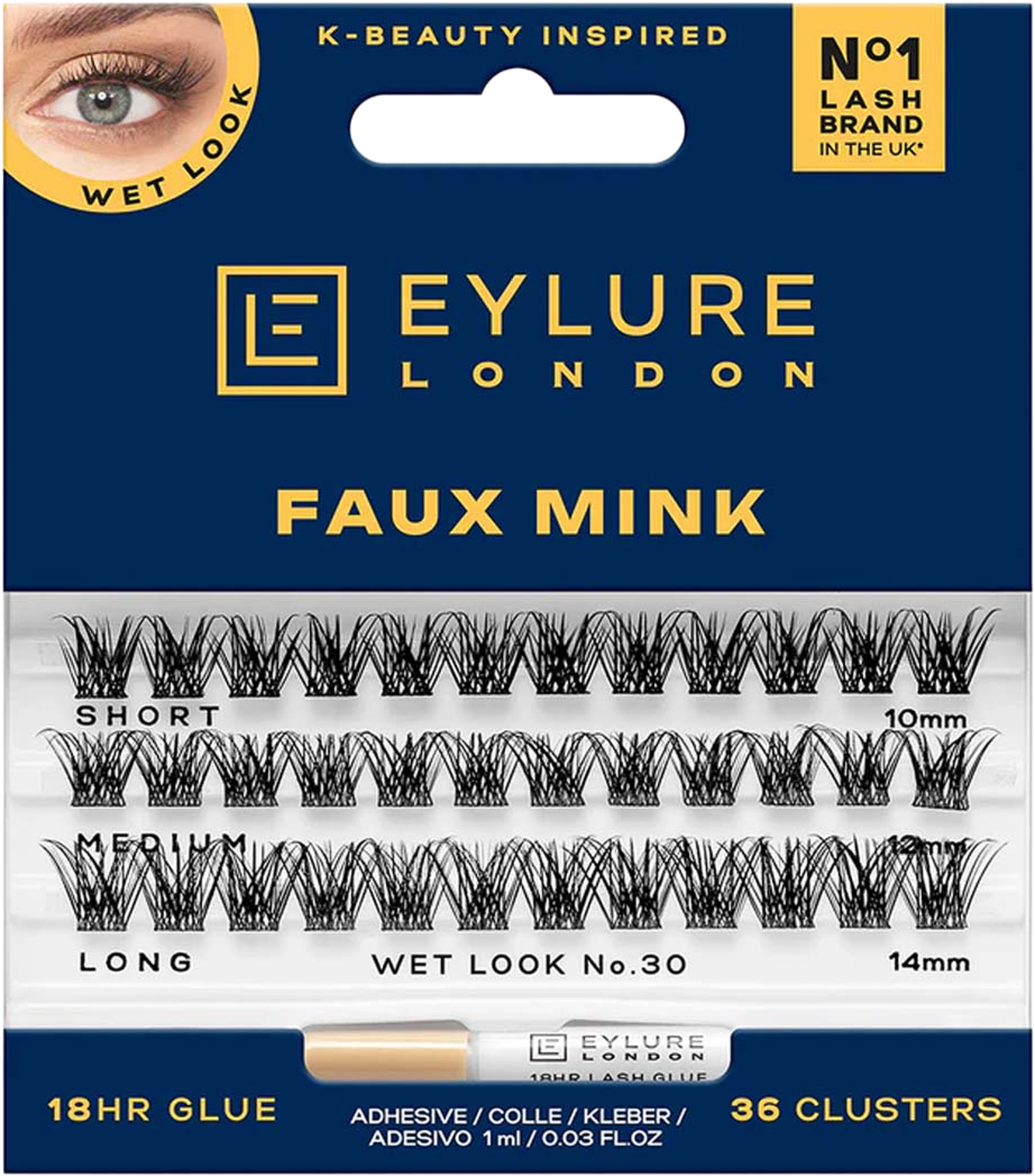 Faux Mink Wet Look no.30, från Eylure. Klicka för att öppna bilden i stort format