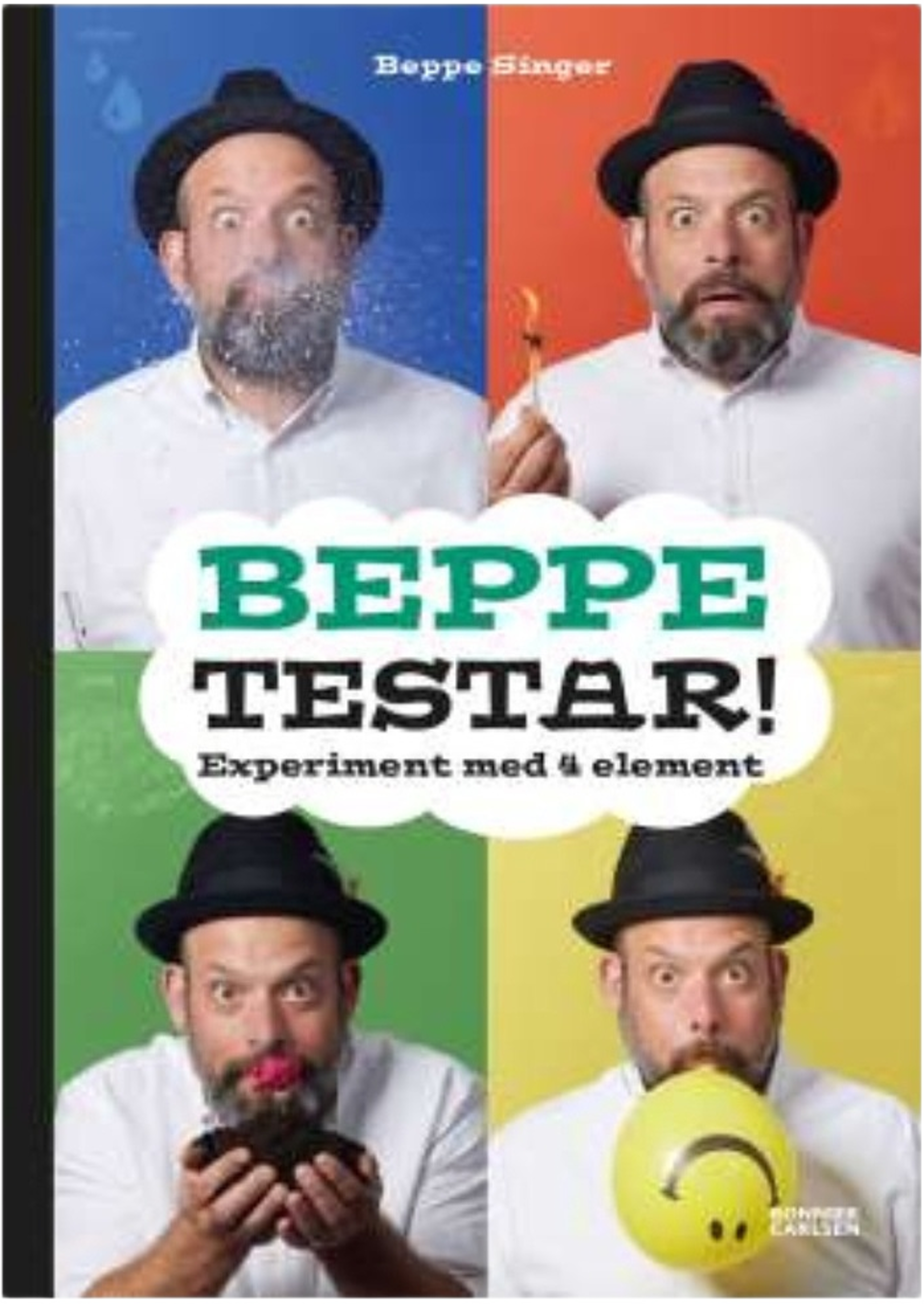 Bok Beppe Testar! Experiment Med 4 Element, från Bonnier Carlsen, i färgen multi. Klicka för att öppna bilden i stort format
