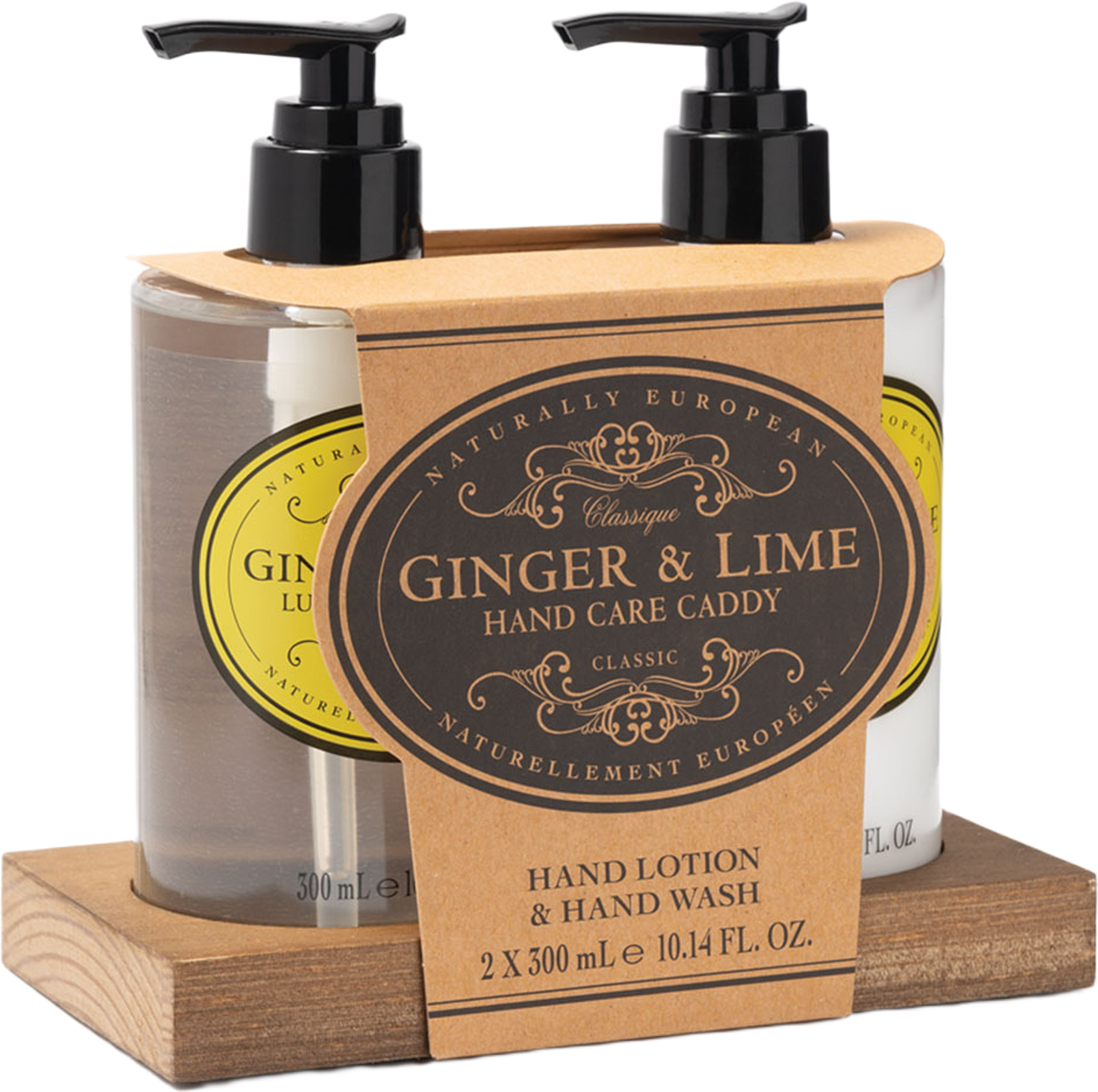 Caddy Set Hand Wash & Hand Cream Ginger & Lime