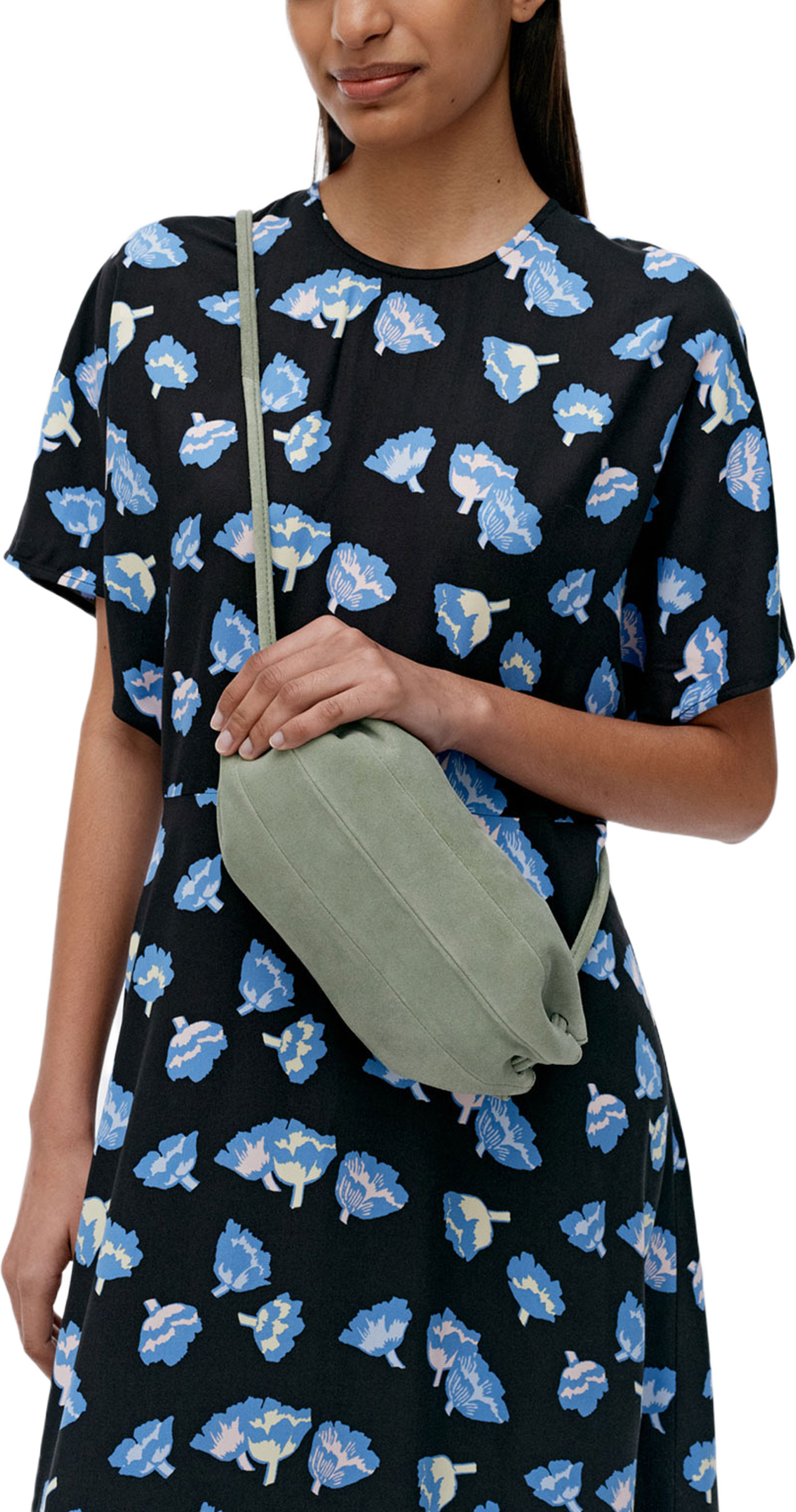 Pikku Karla Suede Handbag