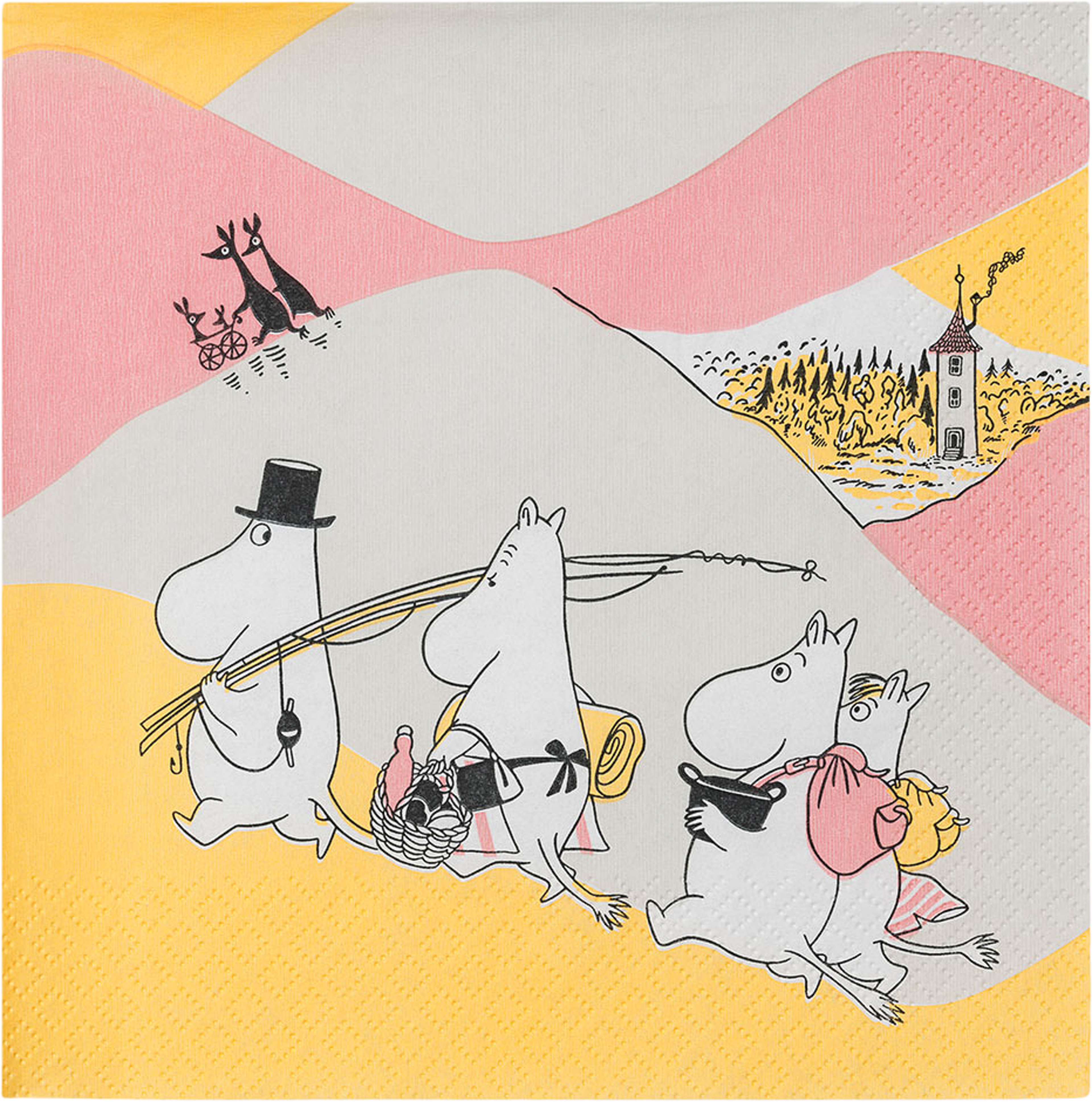 Mumin pappersservett 33 cm