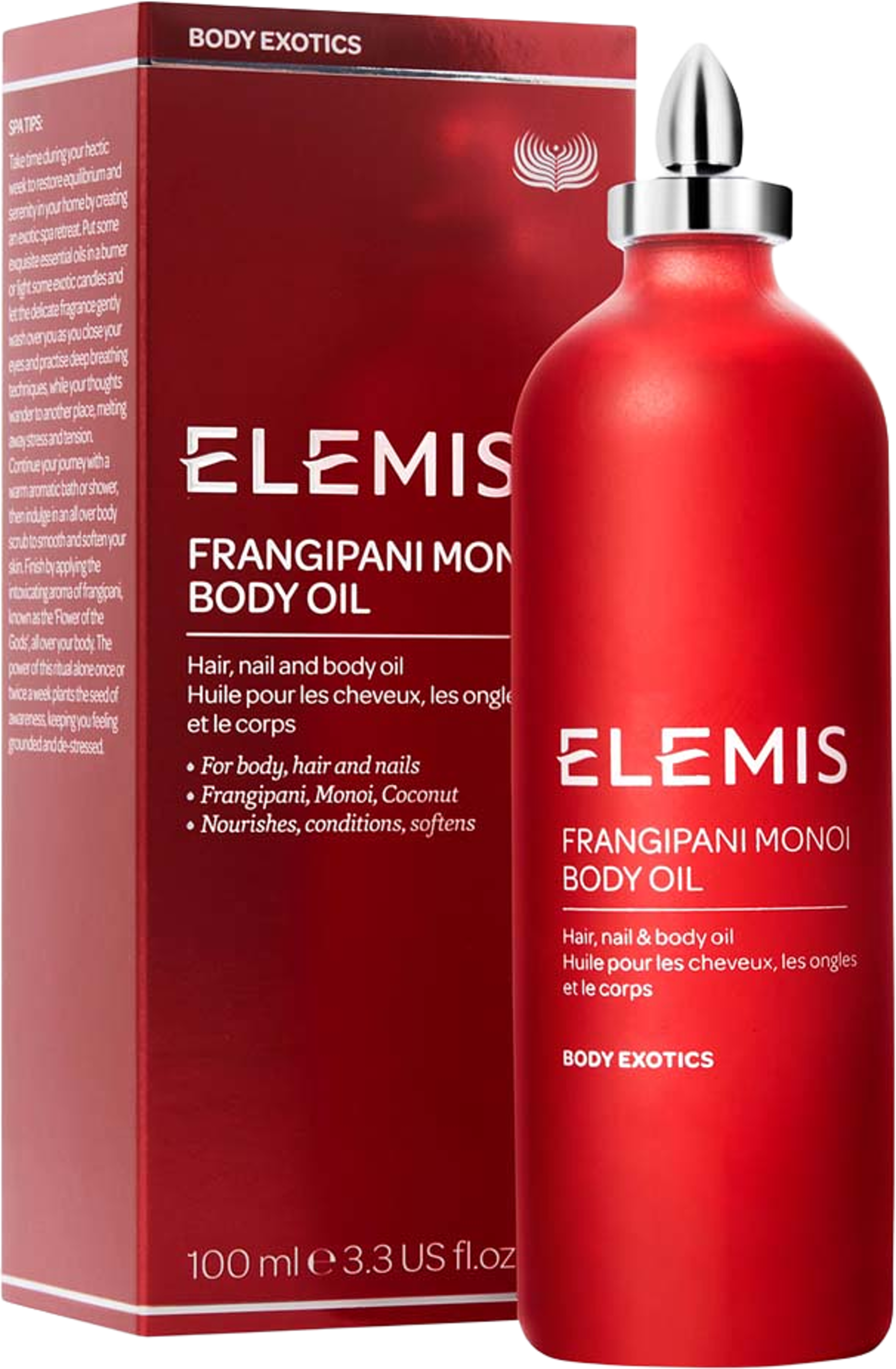 Frangipani Monoi Body Oil, från Elemis. Klicka för att öppna bilden i stort format