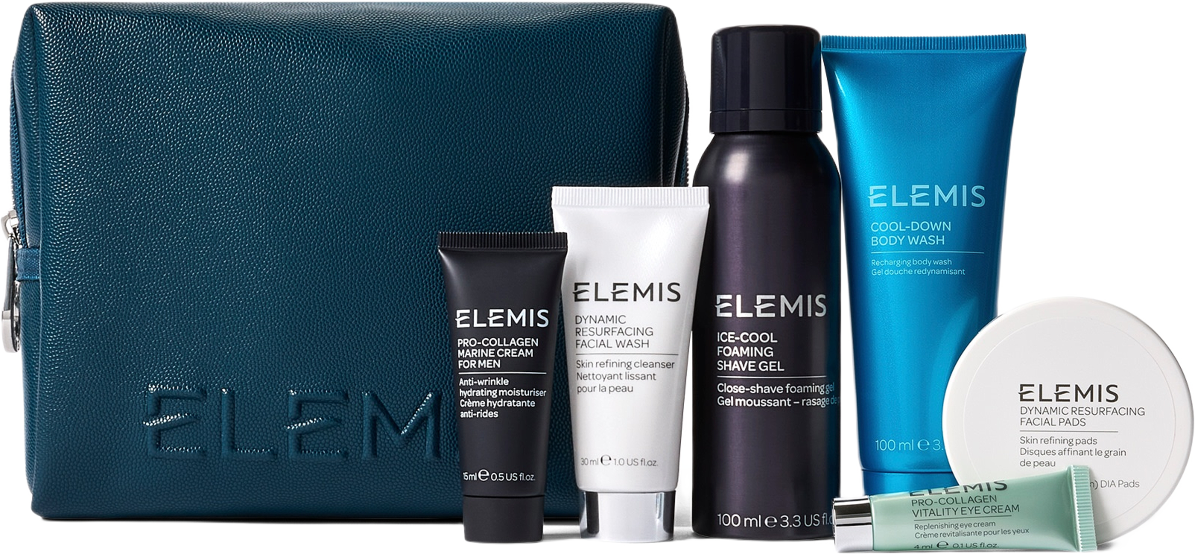 Away For The Holidays - Men's Travel Skincare Favourites, från Elemis. Klicka för att öppna bilden i stort format