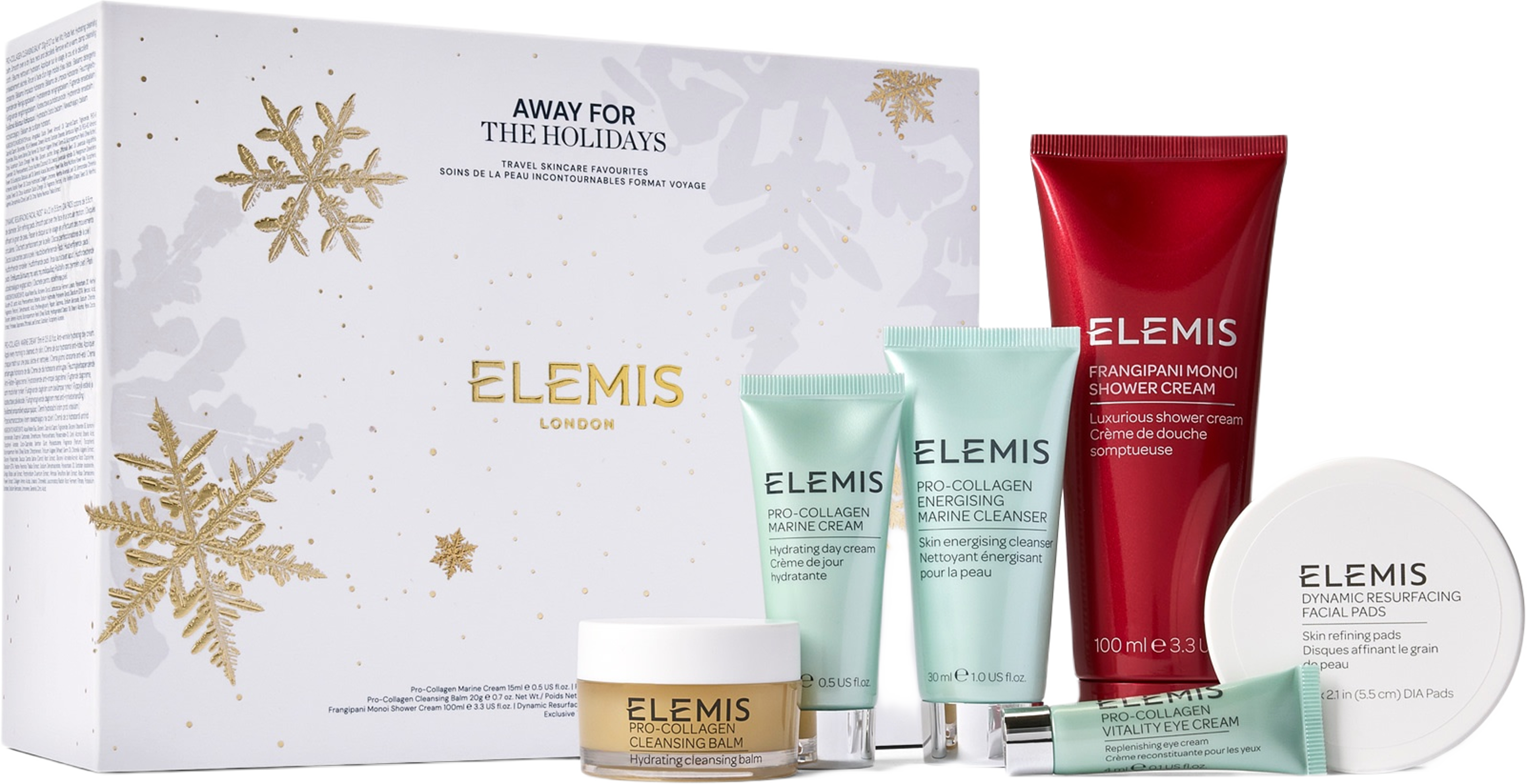 Away For The Holidays - Travel Skincare Favourites, från Elemis. Klicka för att öppna bilden i stort format
