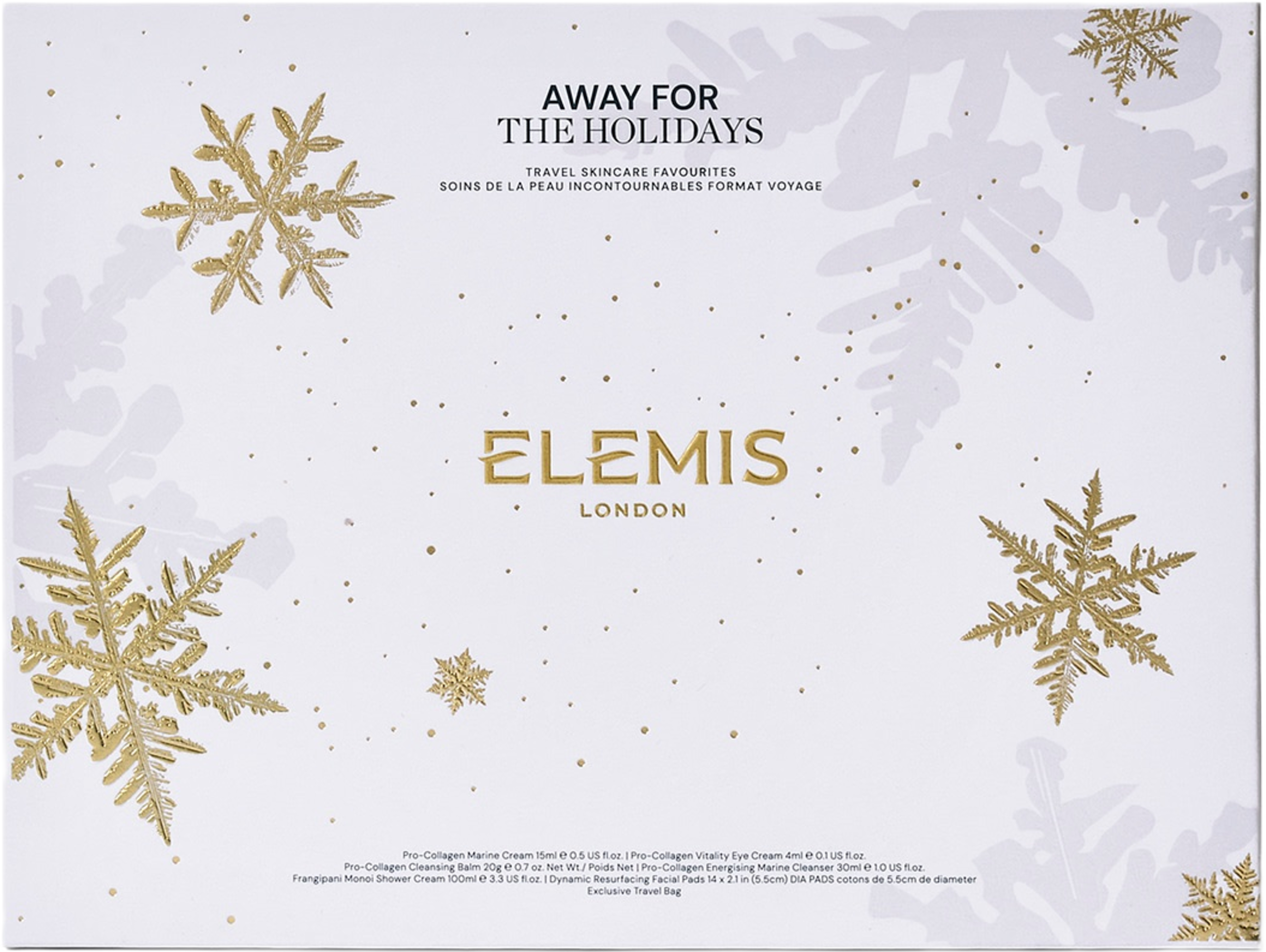 Away For The Holidays - Travel Skincare Favourites, från Elemis. Klicka för att öppna bilden i stort format