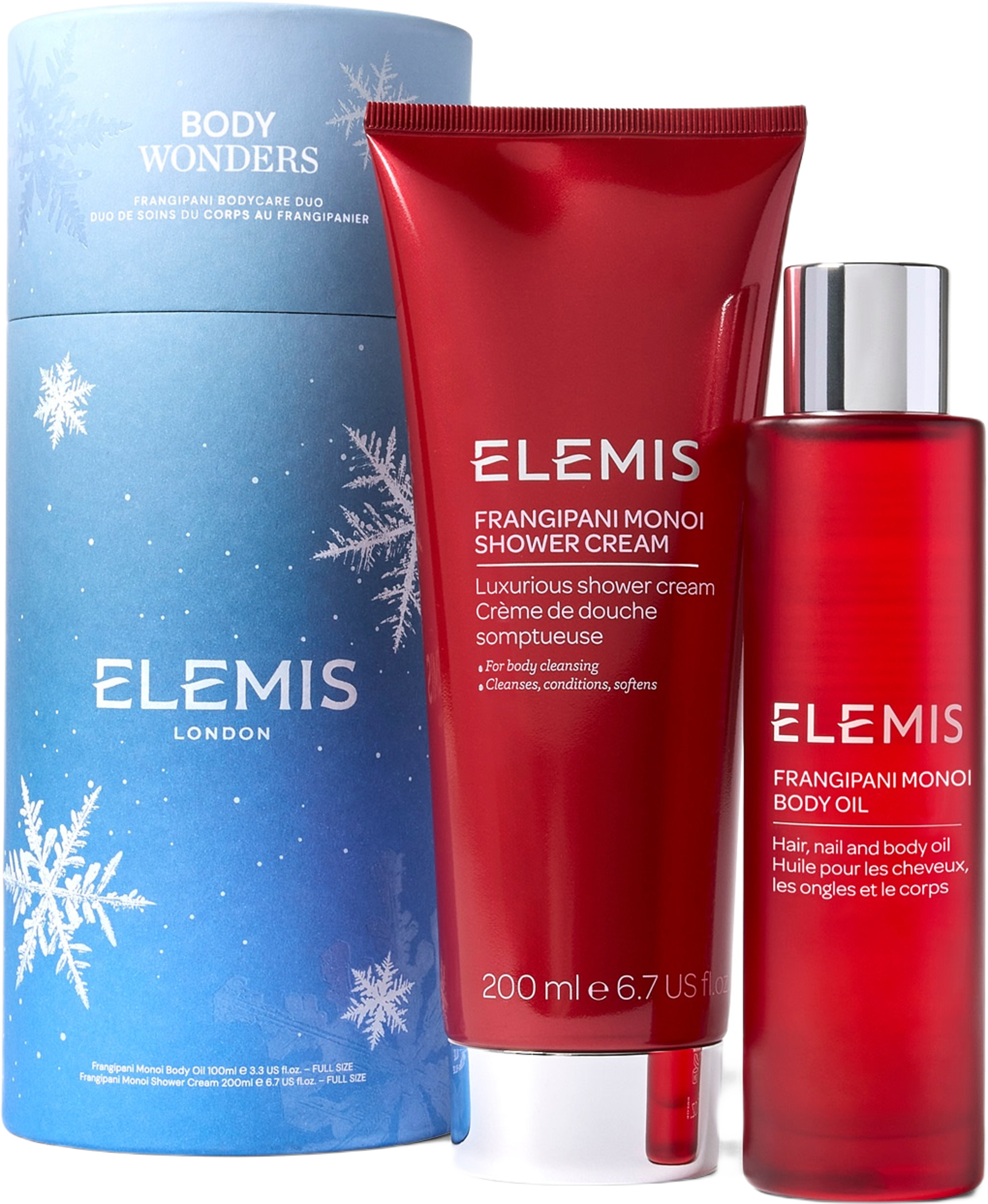 Body Wonders - Frangipani Bodycare Duo, från Elemis. Klicka för att öppna bilden i stort format