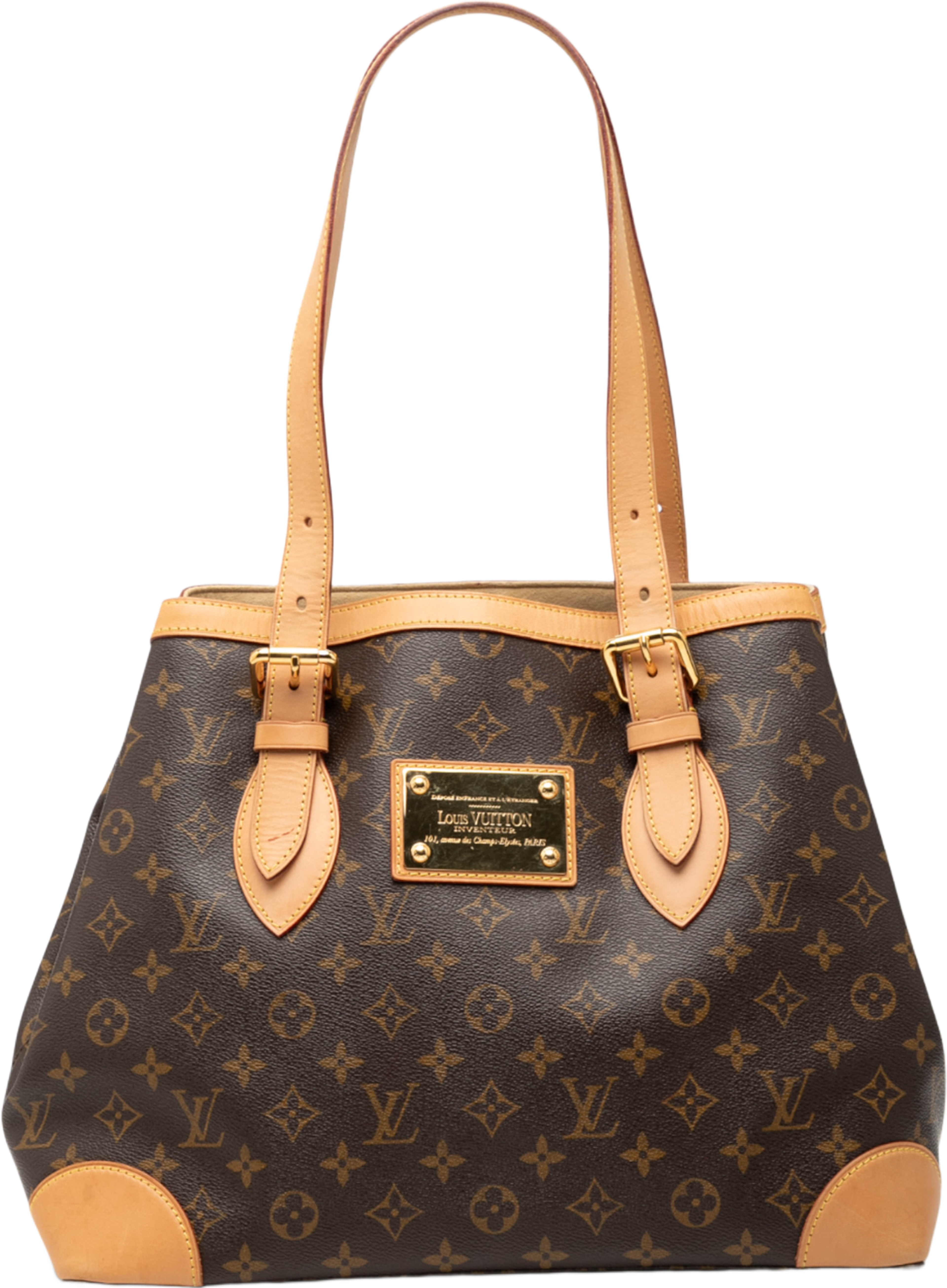 Louis Vuitton Monogram Hampstead Mm, från Luxclusif, i färgen brown. Klicka för att öppna bilden i stort format