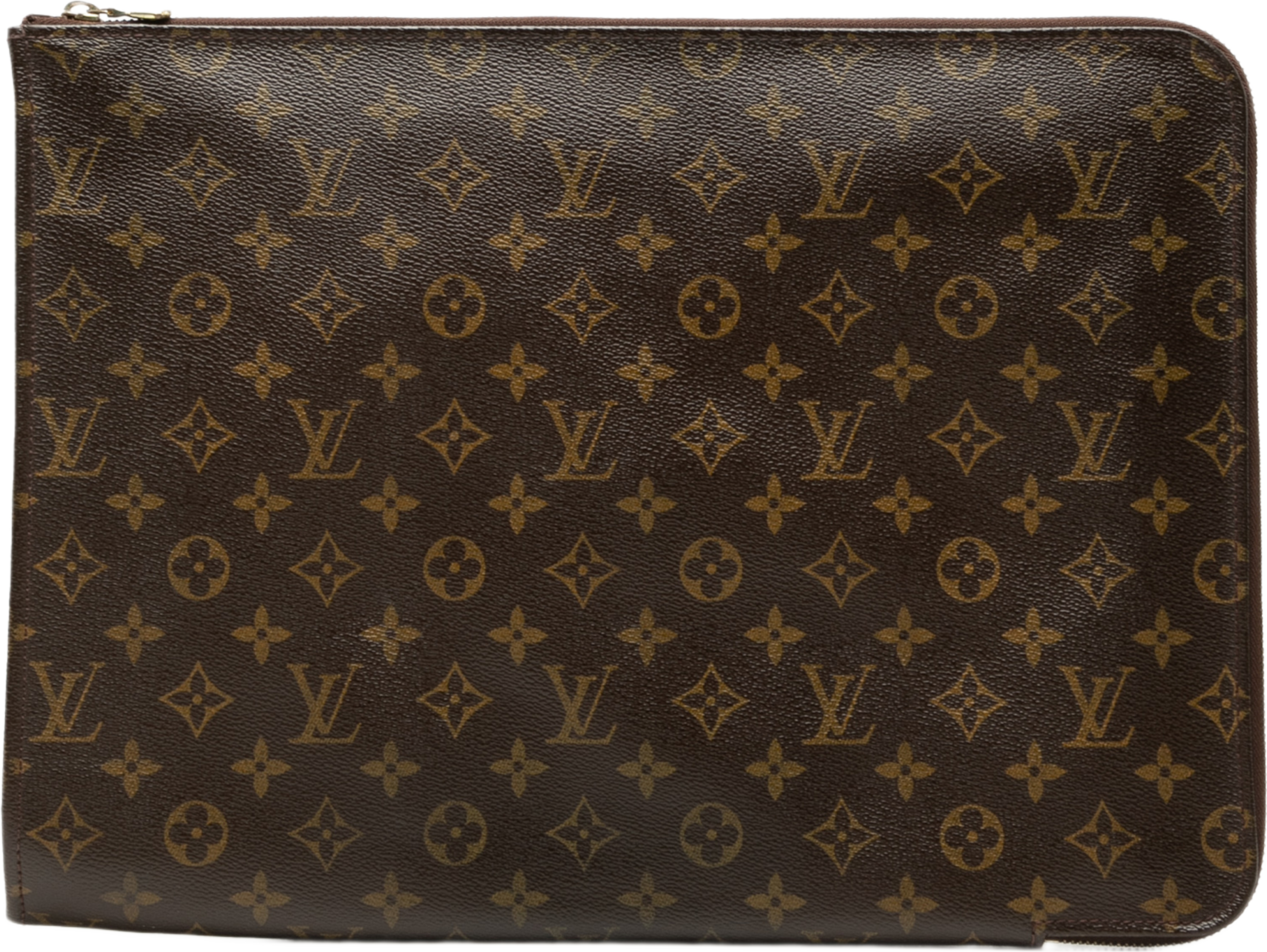 Louis Vuitton Monogram Poche Documents Portfolio, från Luxclusif, i färgen brun. Klicka för att öppna bilden i stort format