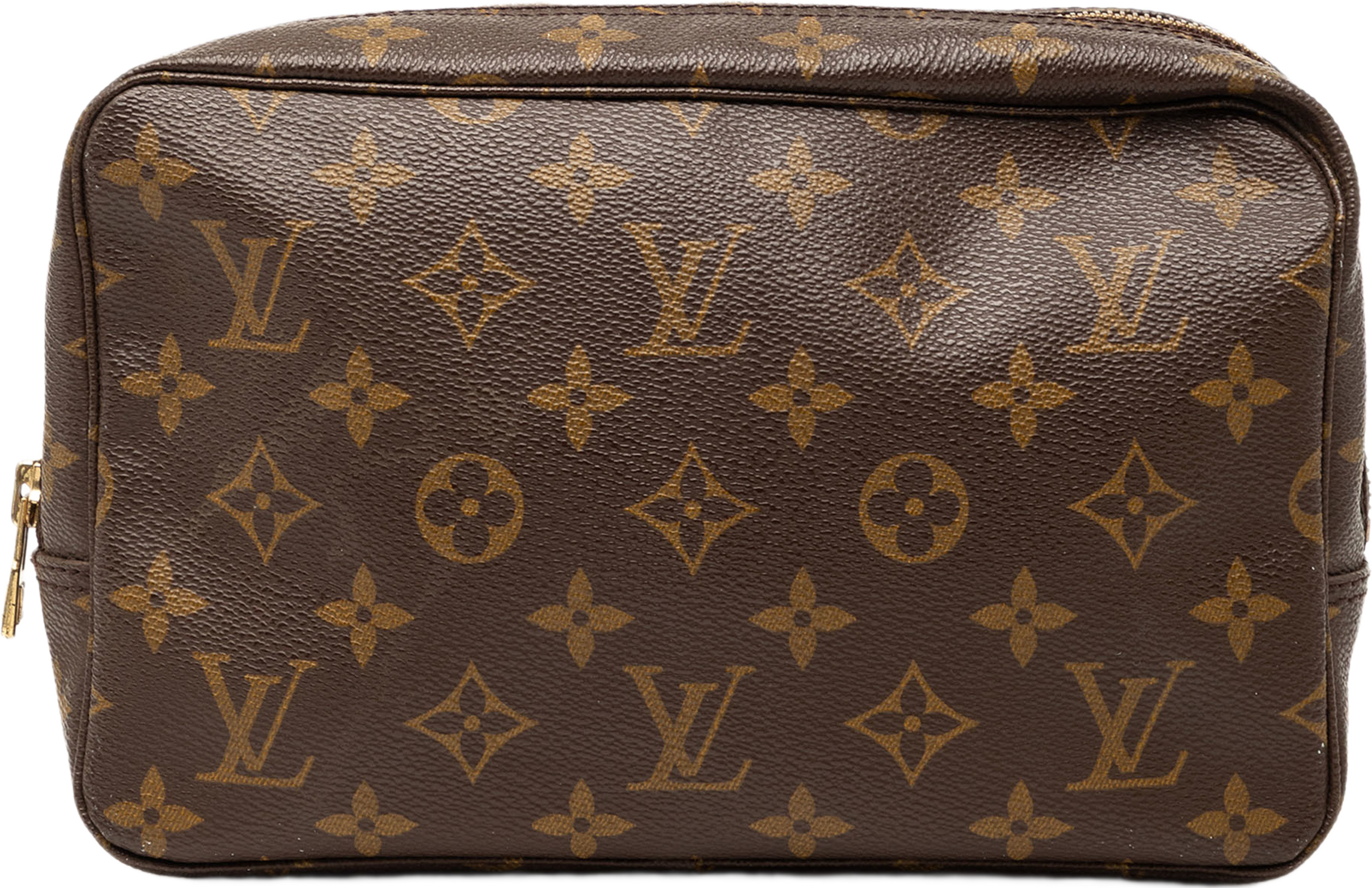 Louis Vuitton Monogram Trousse Toilette 23, från Luxclusif, i färgen brun. Klicka för att öppna bilden i stort format