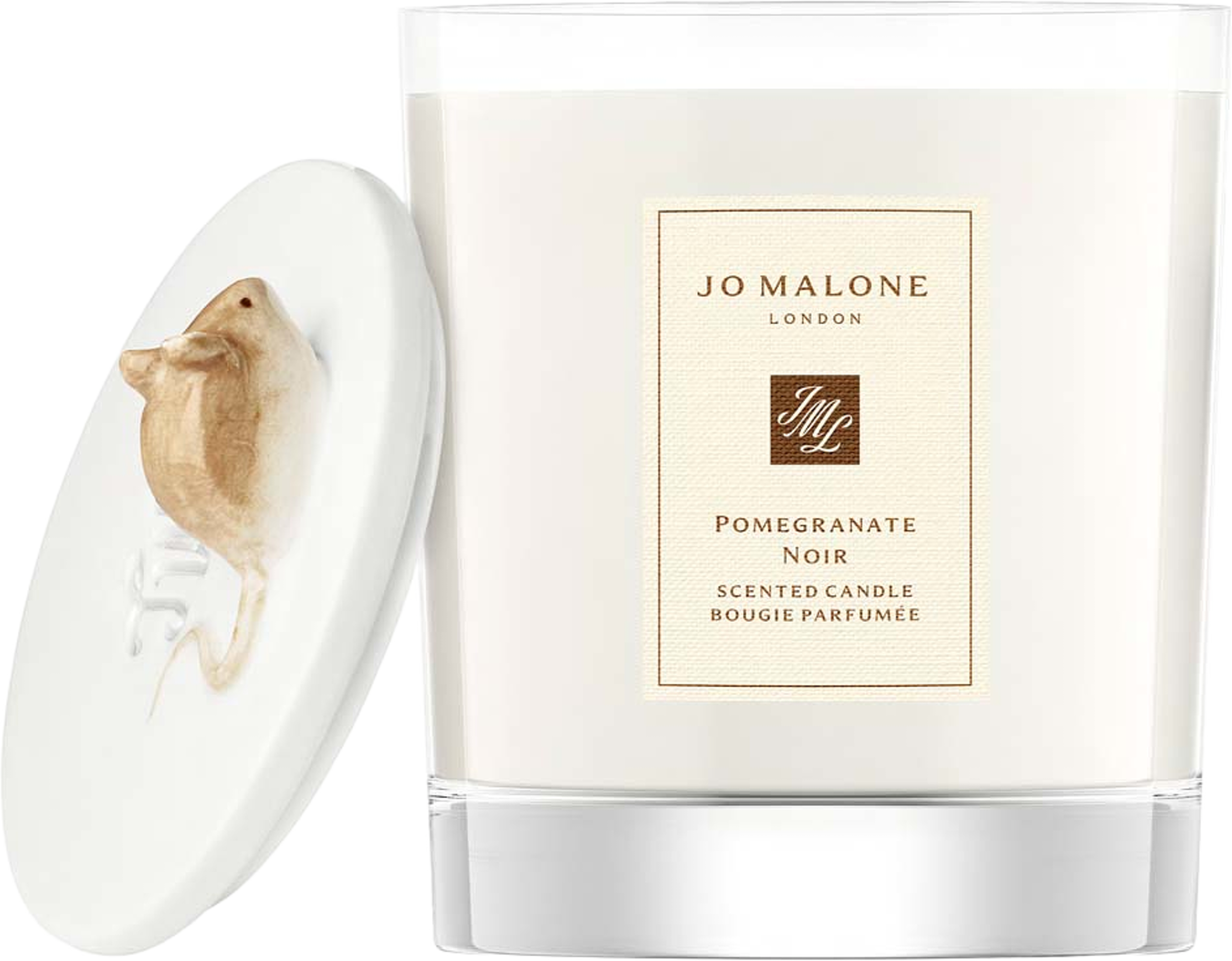 Pomegranate Noir Scented Classic Candle, från Jo Malone London. Klicka för att öppna bilden i stort format