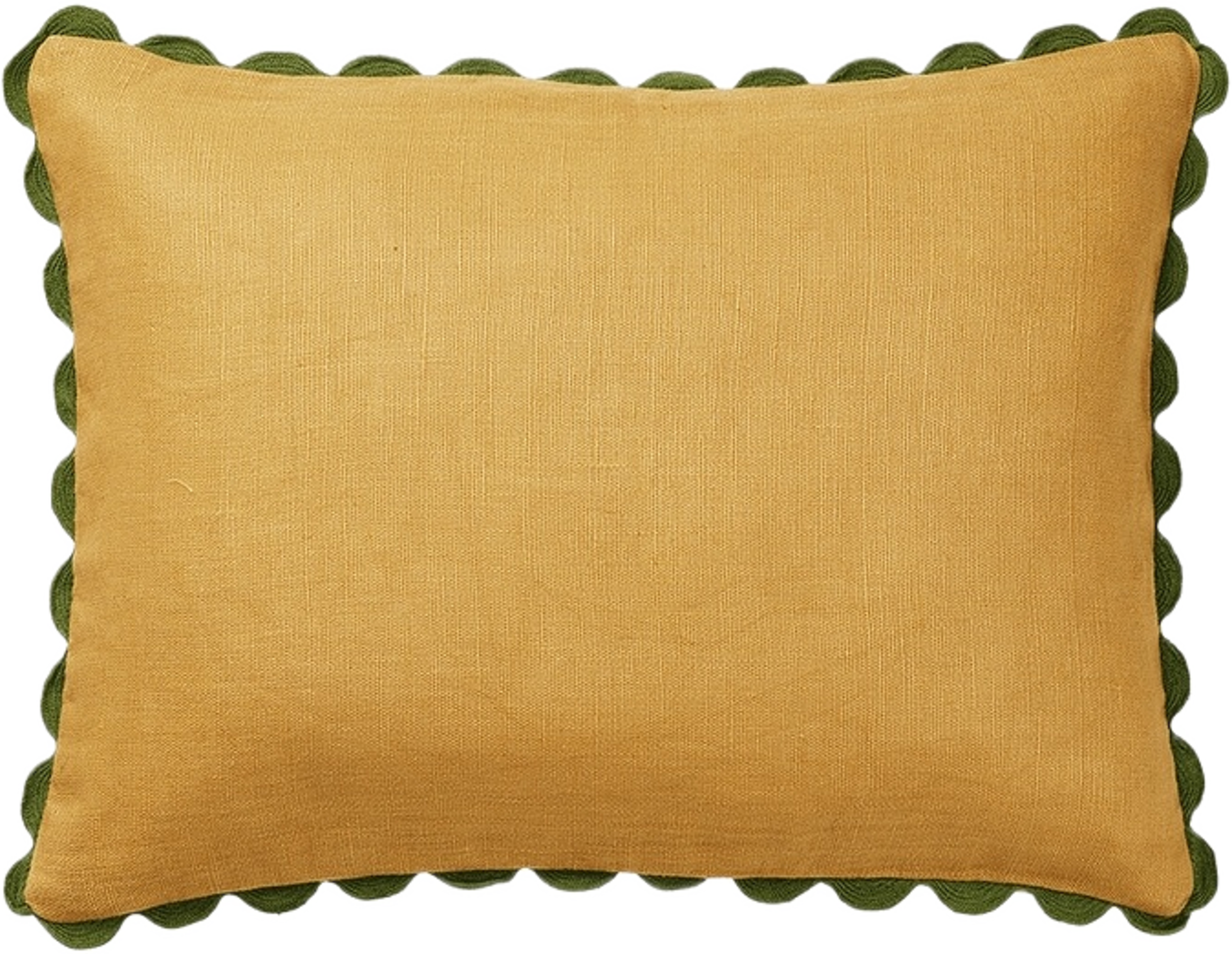 Willow Kuddfodral - 30x40 Cm, från Pick A Poppy, i färgen dark ochre. Klicka för att öppna bilden i stort format