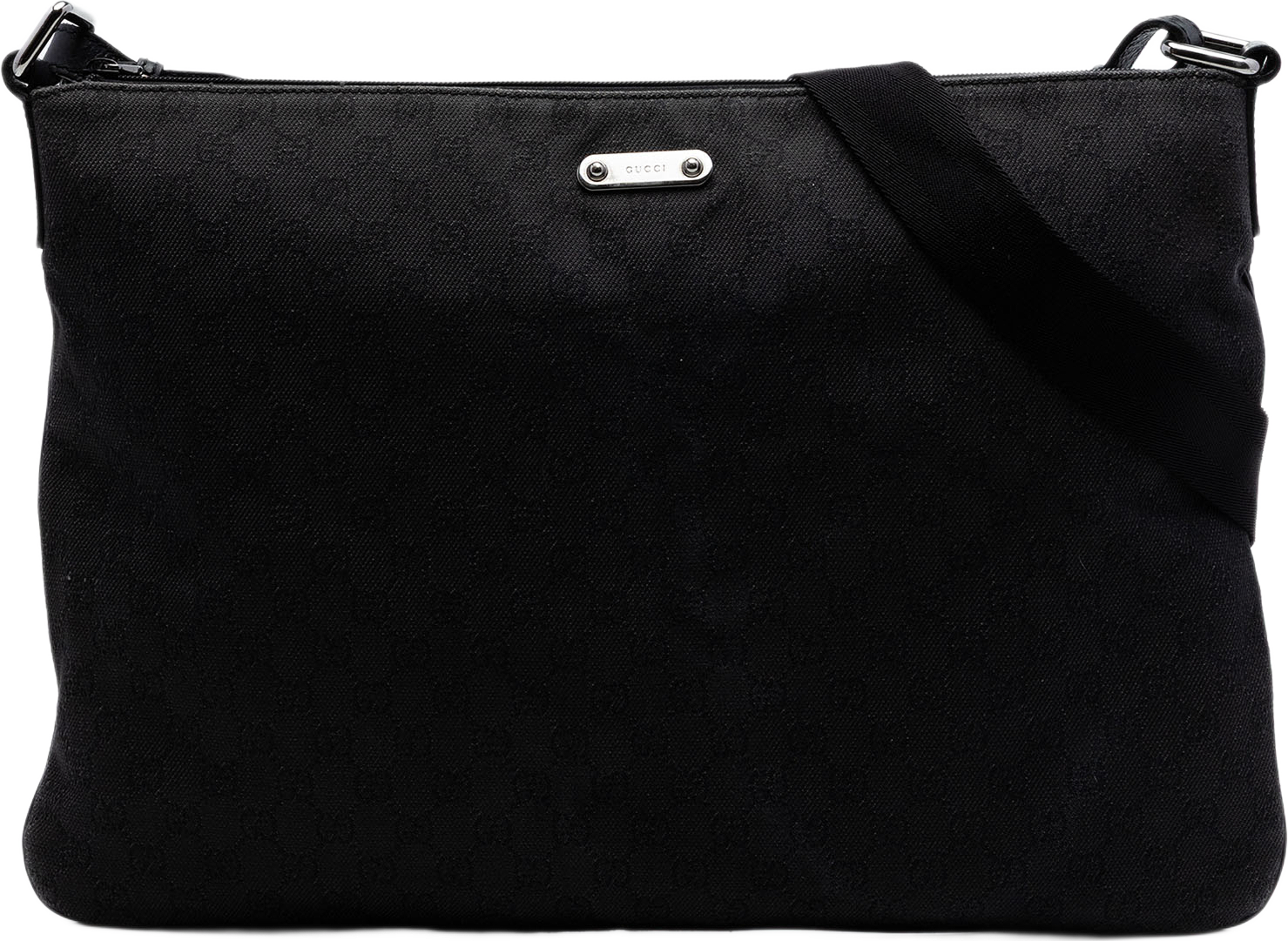 Gucci Gg Denim Crossbody, från Luxclusif, i färgen black. Klicka för att öppna bilden i stort format