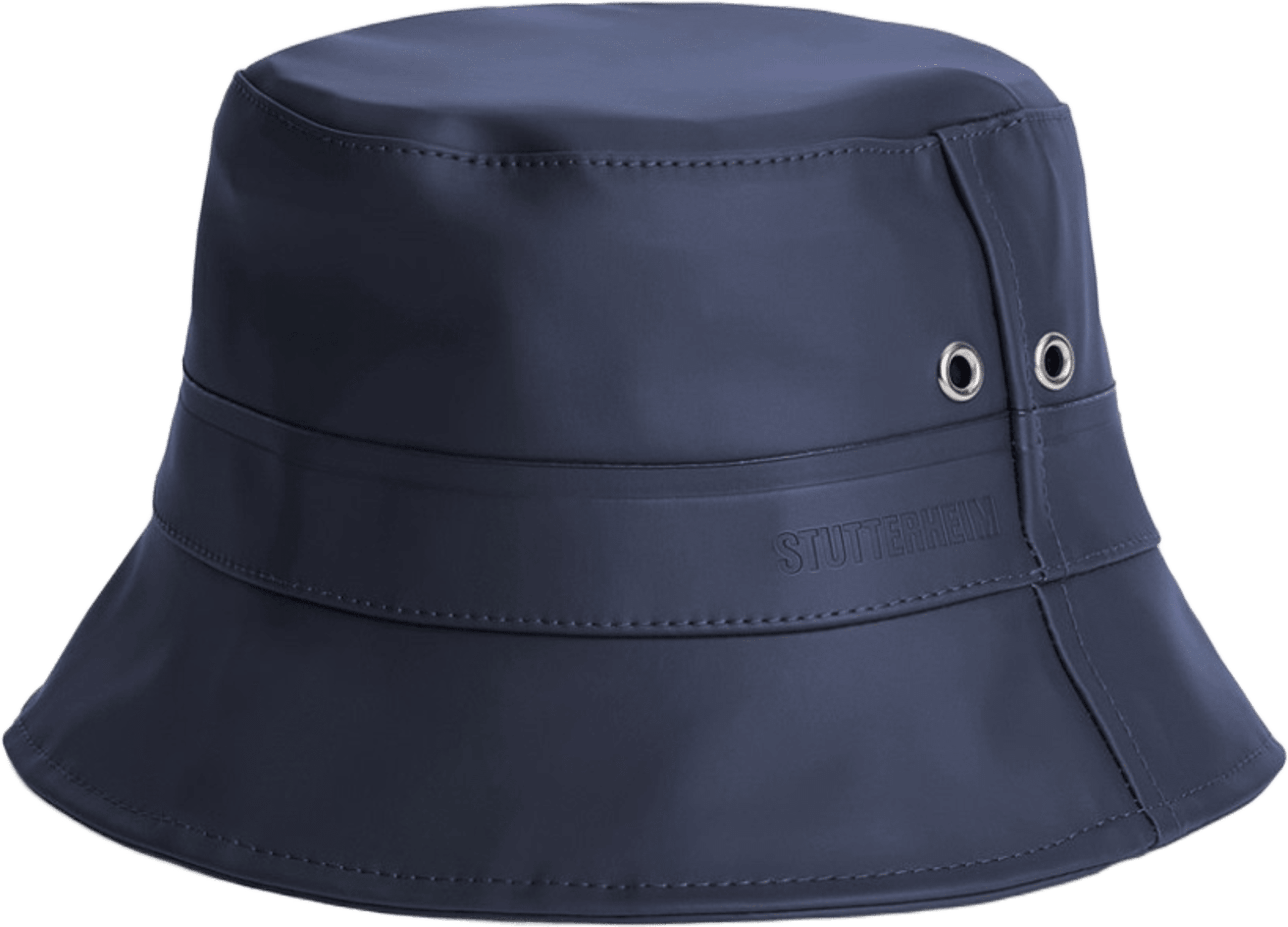 Beckholmen Bucket Hat, från Stutterheim, i färgen navy. Klicka för att öppna bilden i stort format