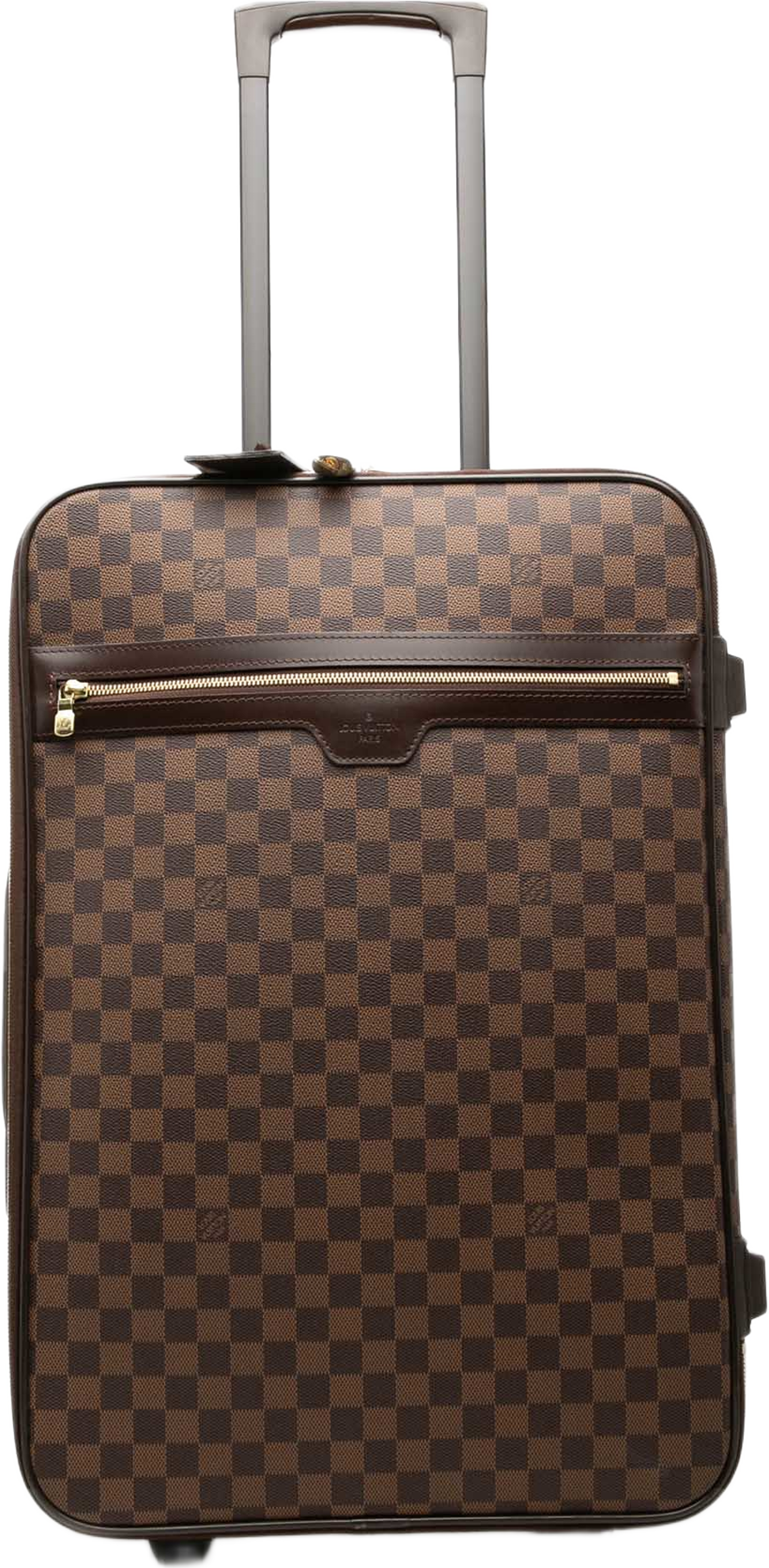 Louis Vuitton Damier Ebene Pegase 55, från Luxclusif, i färgen brun. Klicka för att öppna bilden i stort format