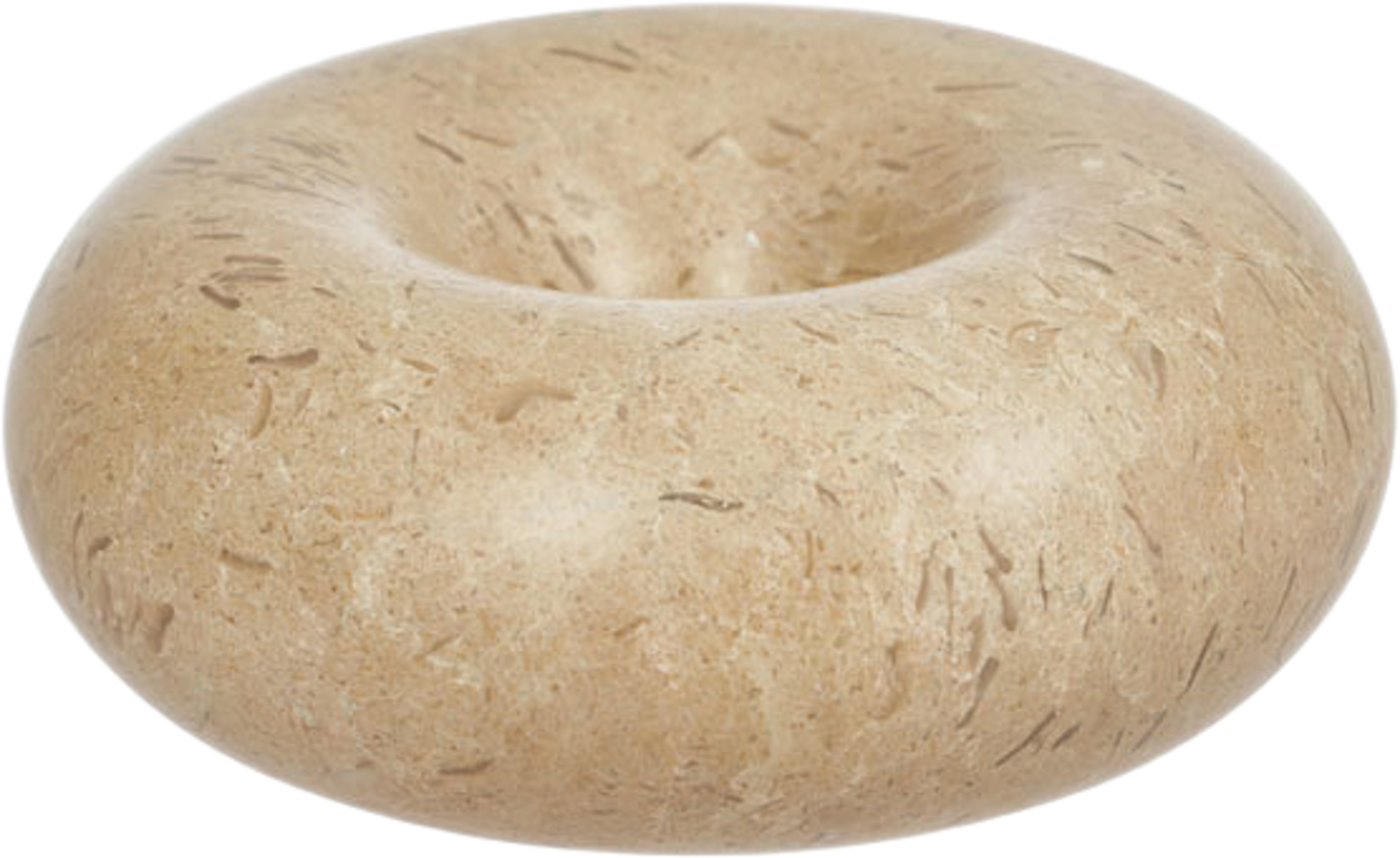 Savi Marble Candleholder, från OYOY Living, i färgen beige. Klicka för att öppna bilden i stort format