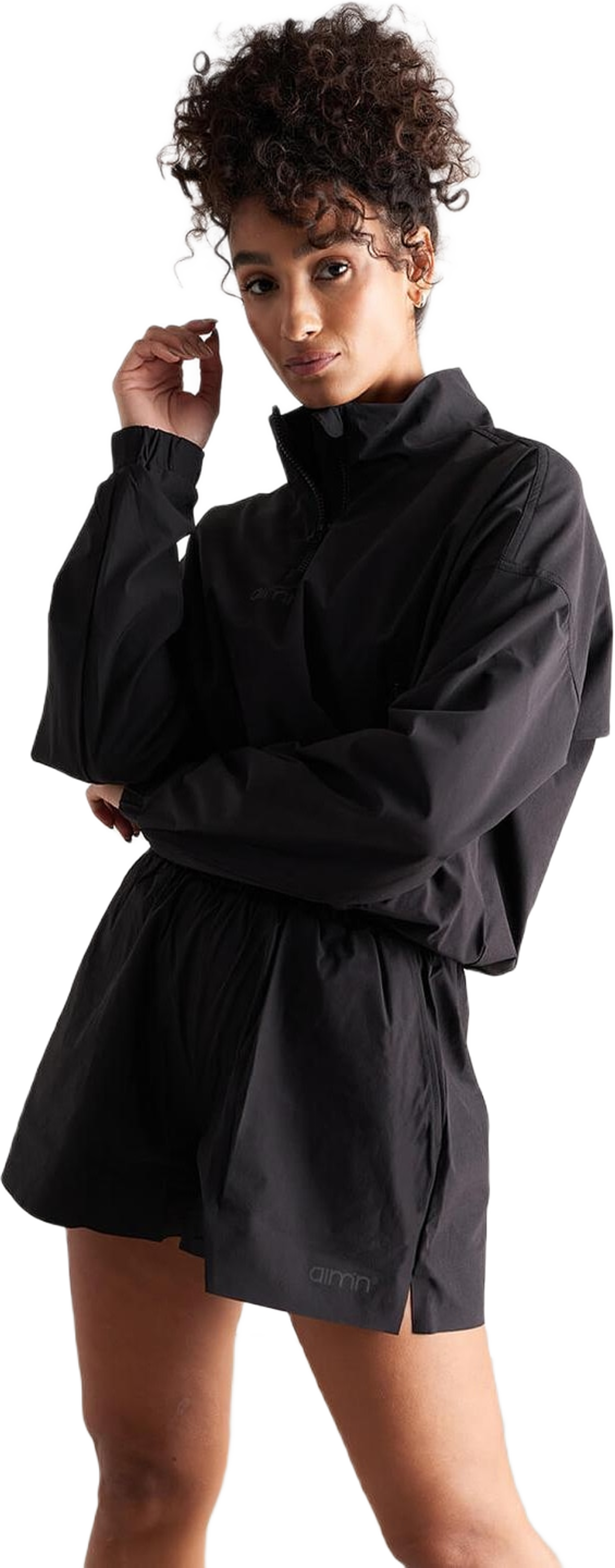 Black Windbreaker Jacket