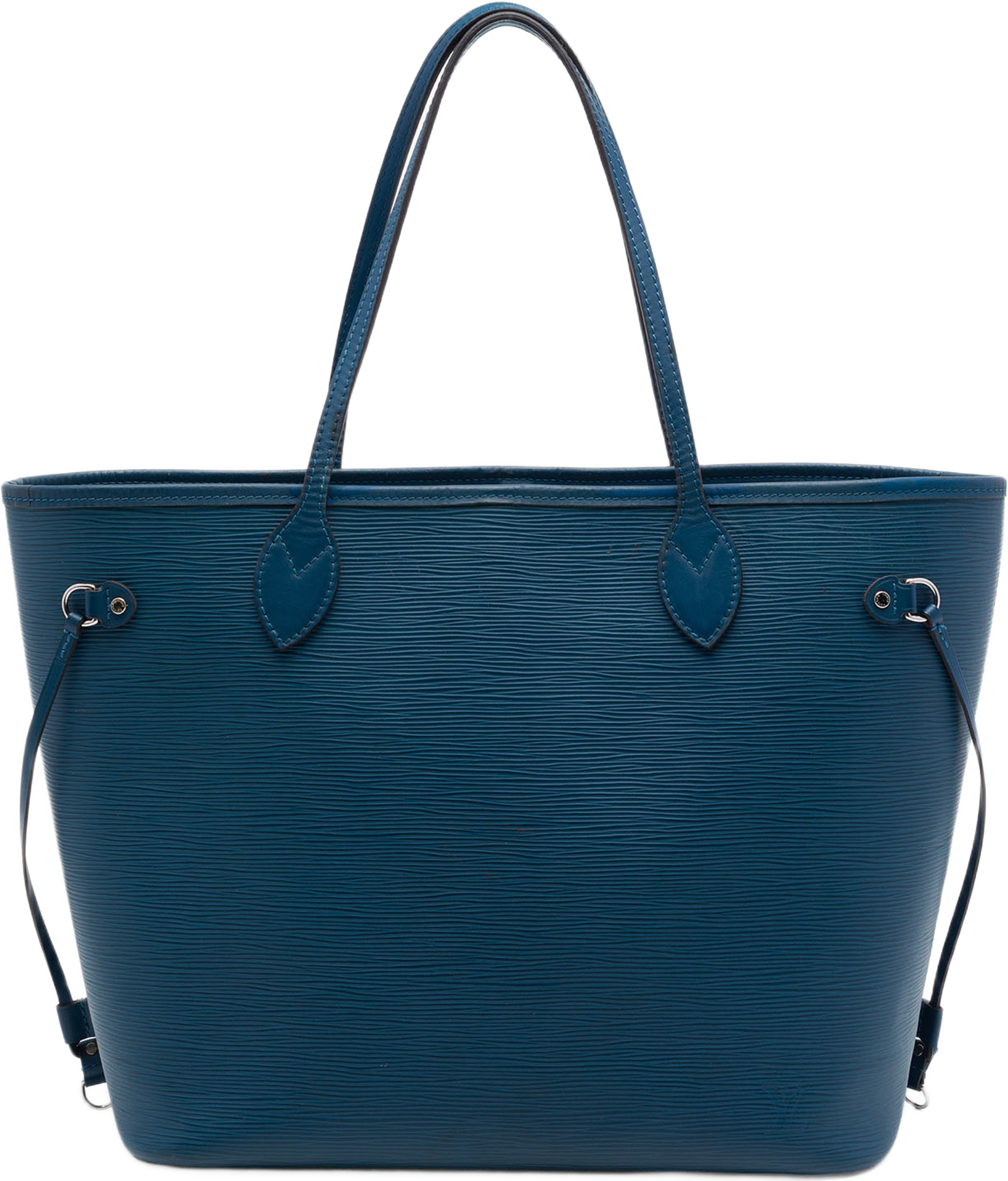 Louis Vuitton Epi Neverfull Mm, från Luxclusif, i färgen blå. Klicka för att öppna bilden i stort format