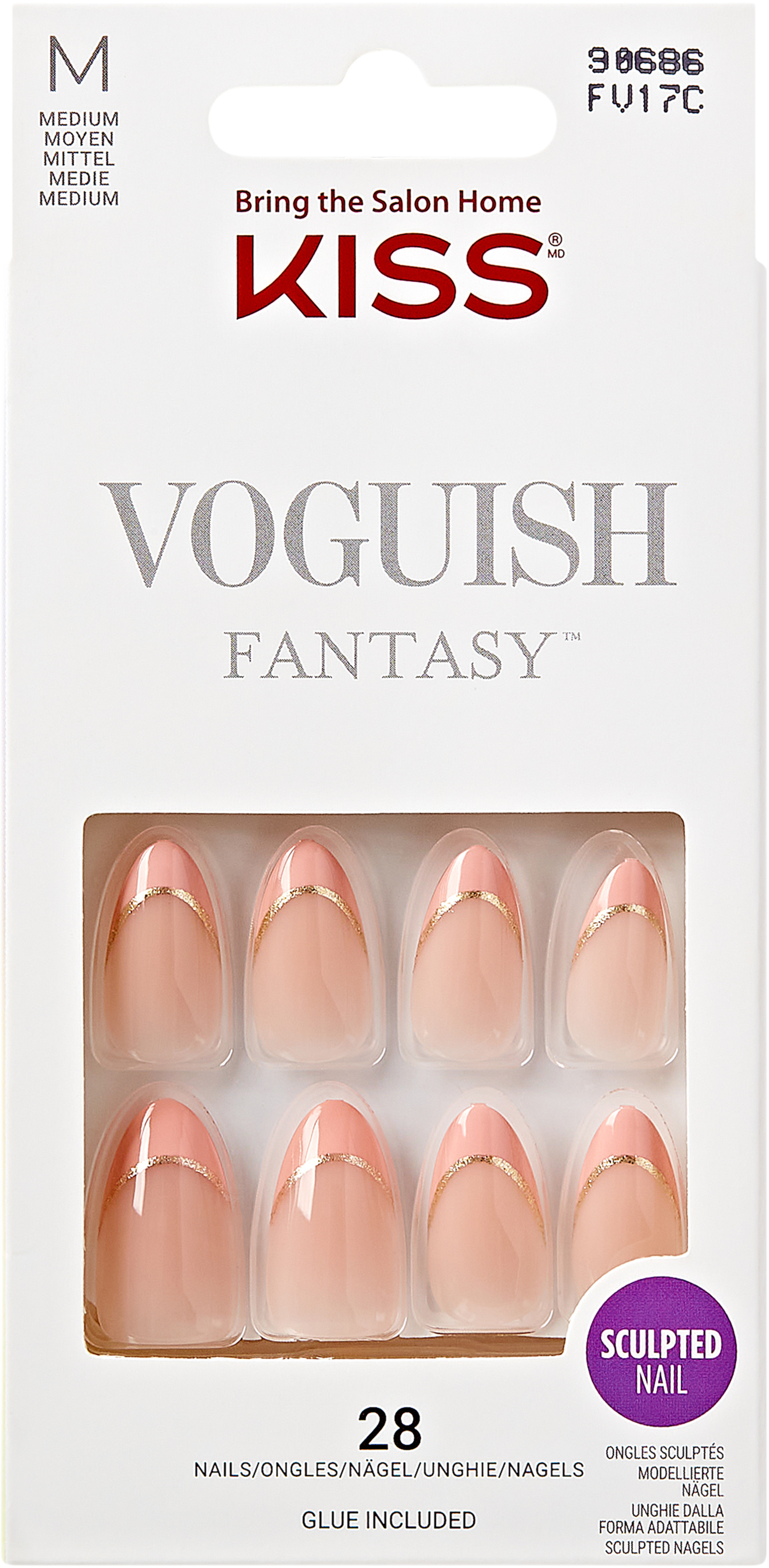 Voguish Fantasy French - Eclatant, från Kiss, i färgen Eclatant. Klicka för att öppna bilden i stort format