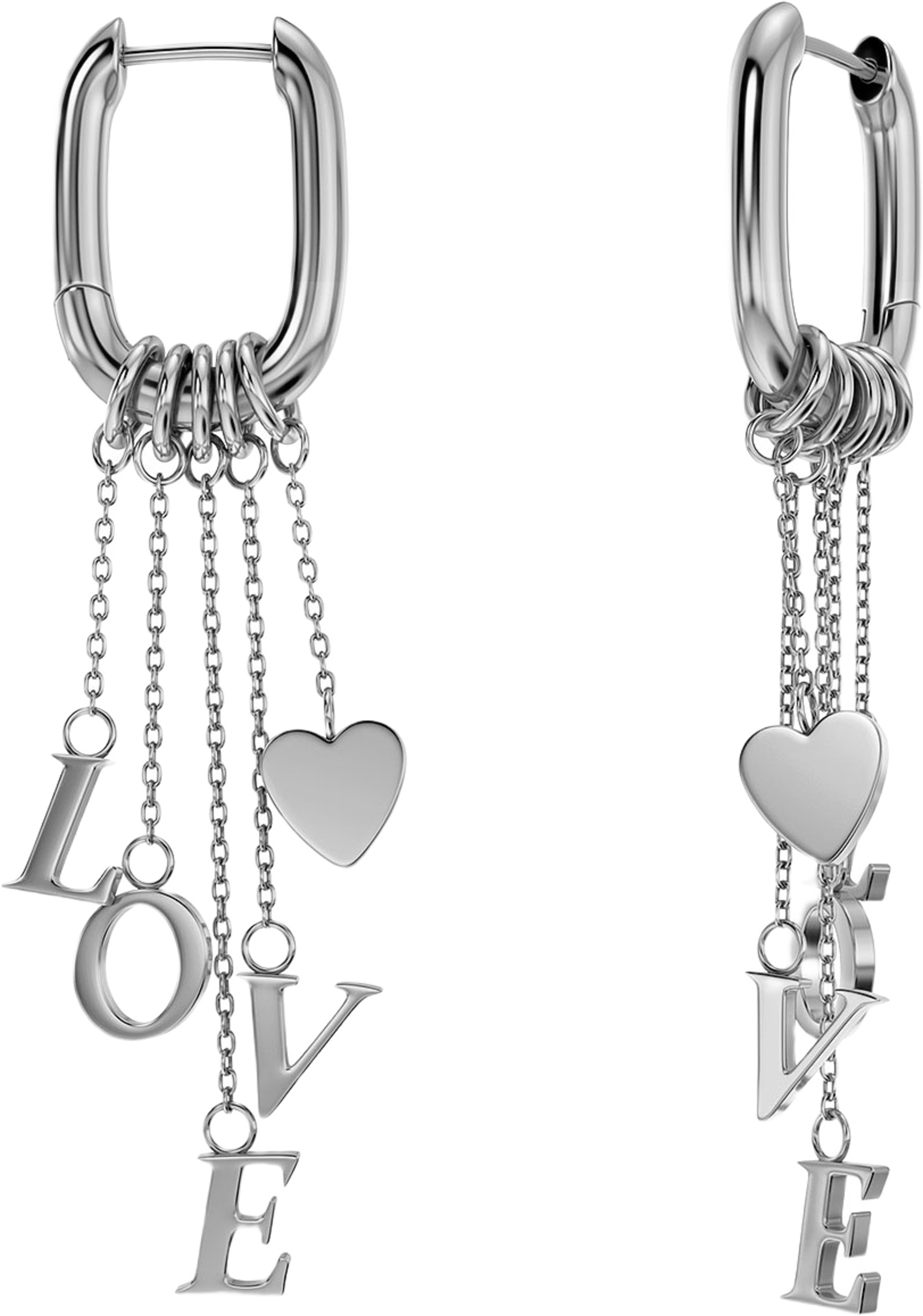 Love Note Hoops Steel
