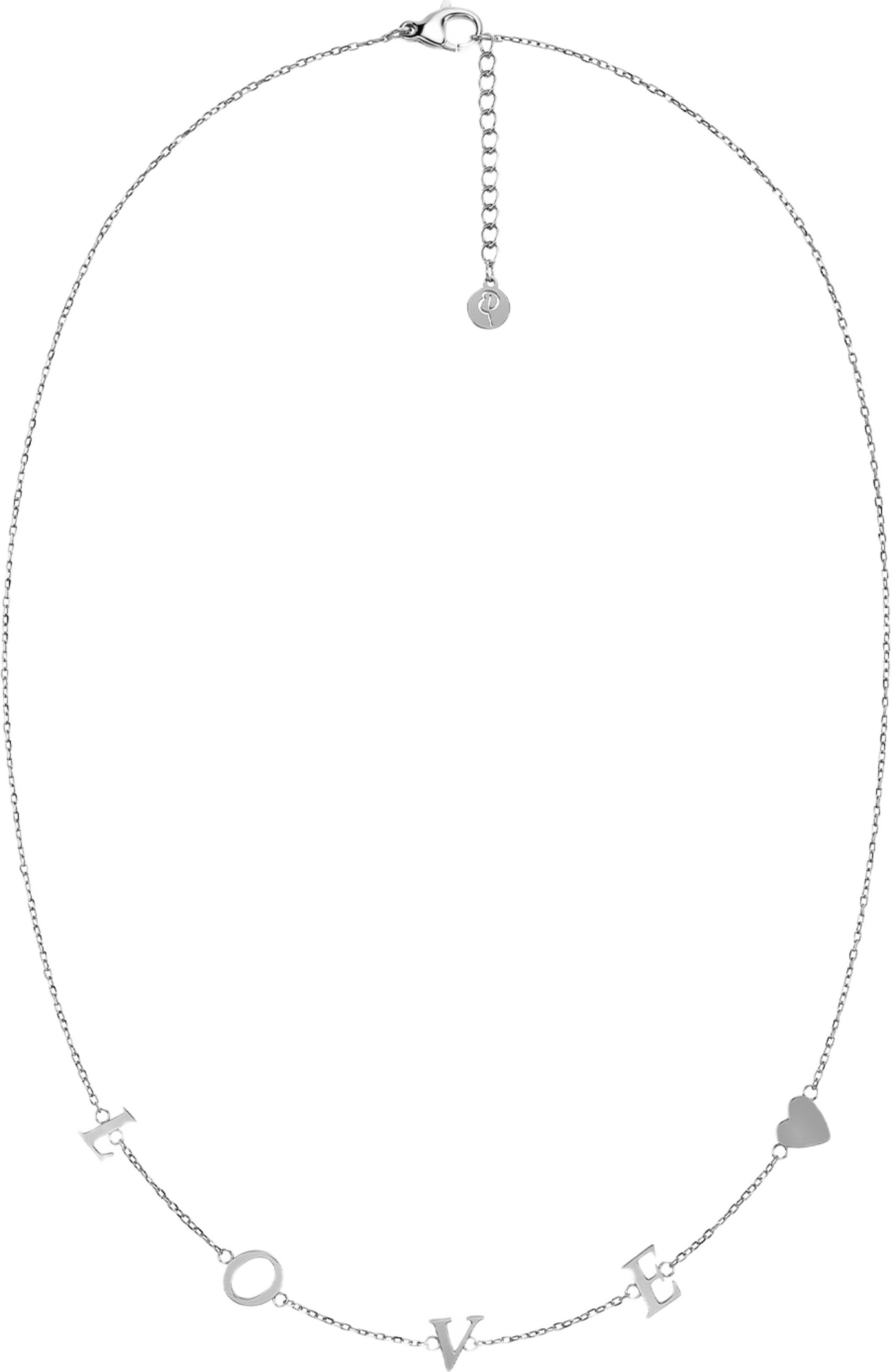 Love Note Necklace Steel