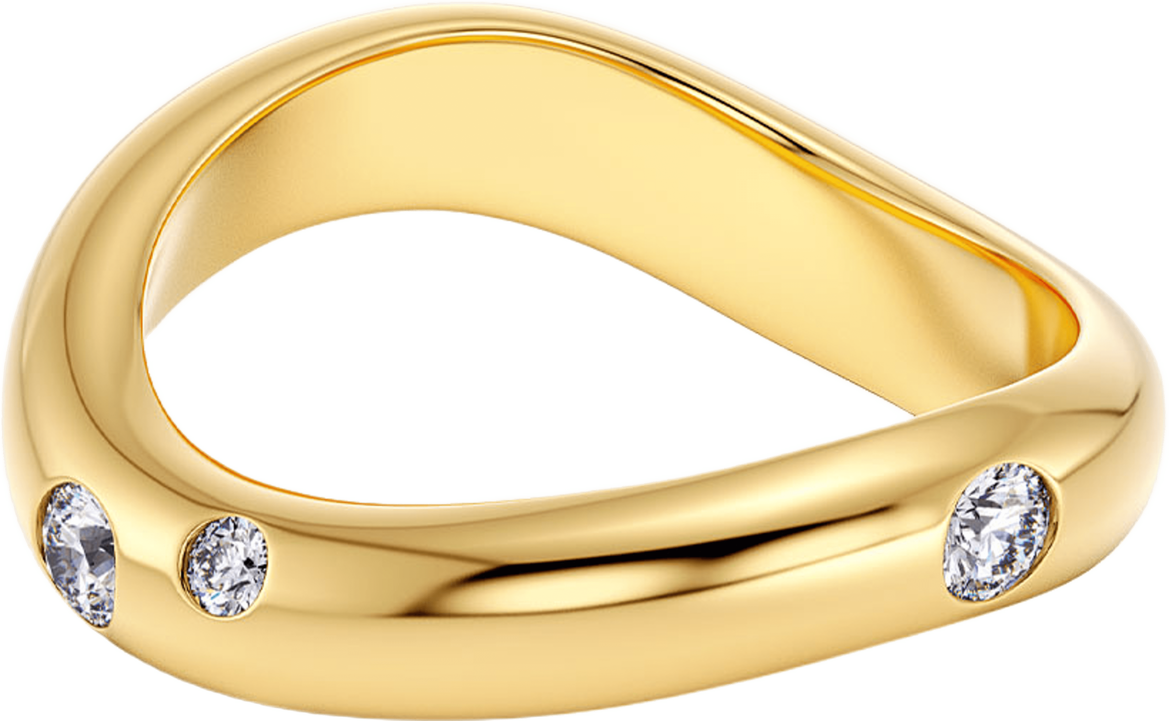 Selena Ring CZ Gold