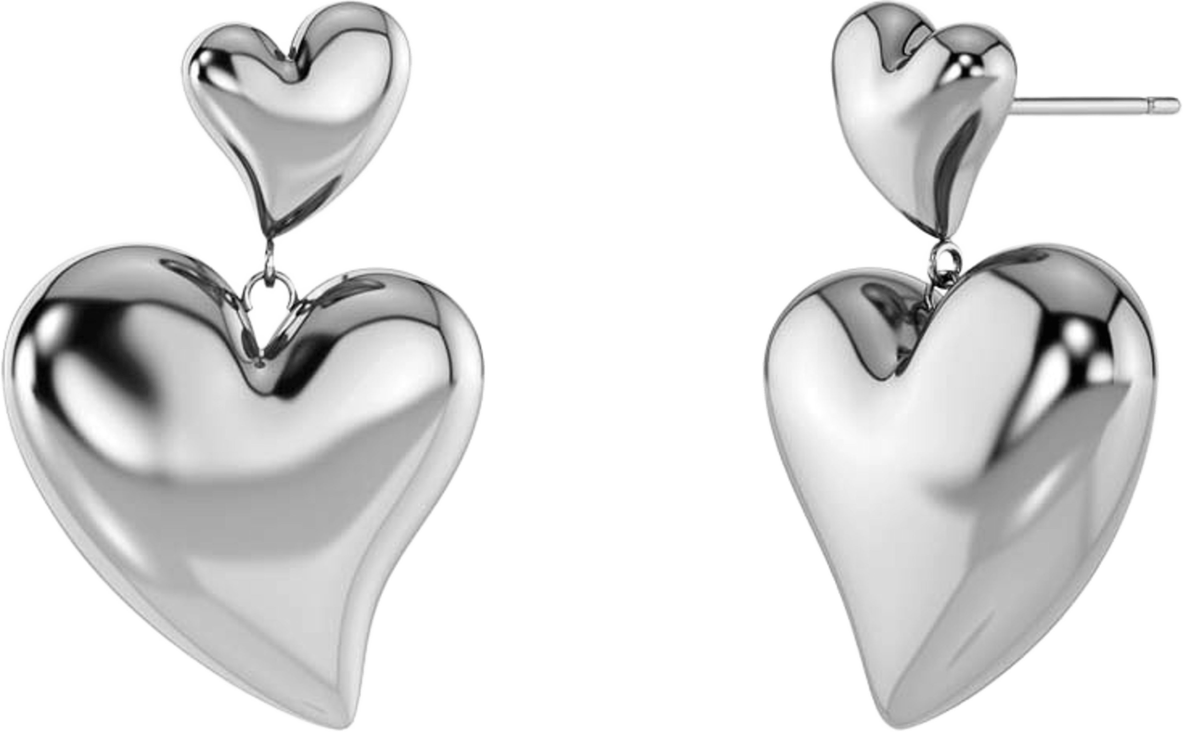 Amorina Earrings Steel, från Edblad, i färgen Steel. Klicka för att öppna bilden i stort format