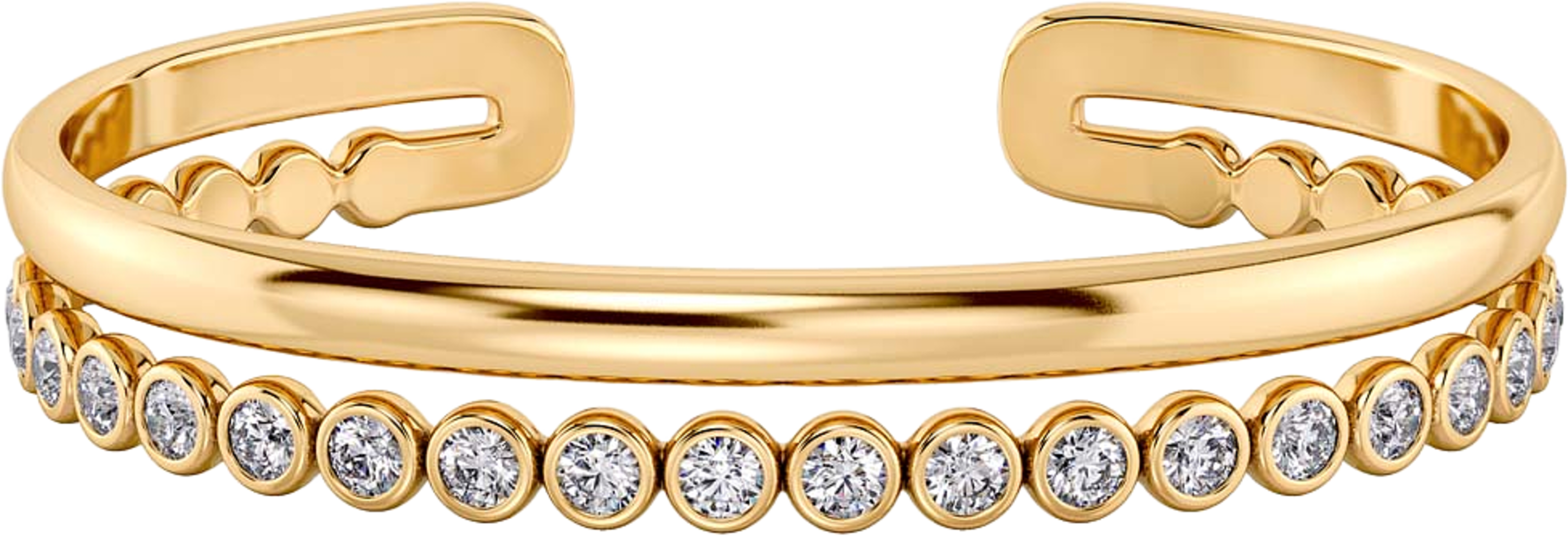 Grace Bangle Gold, från Edblad, i färgen Gold. Klicka för att öppna bilden i stort format