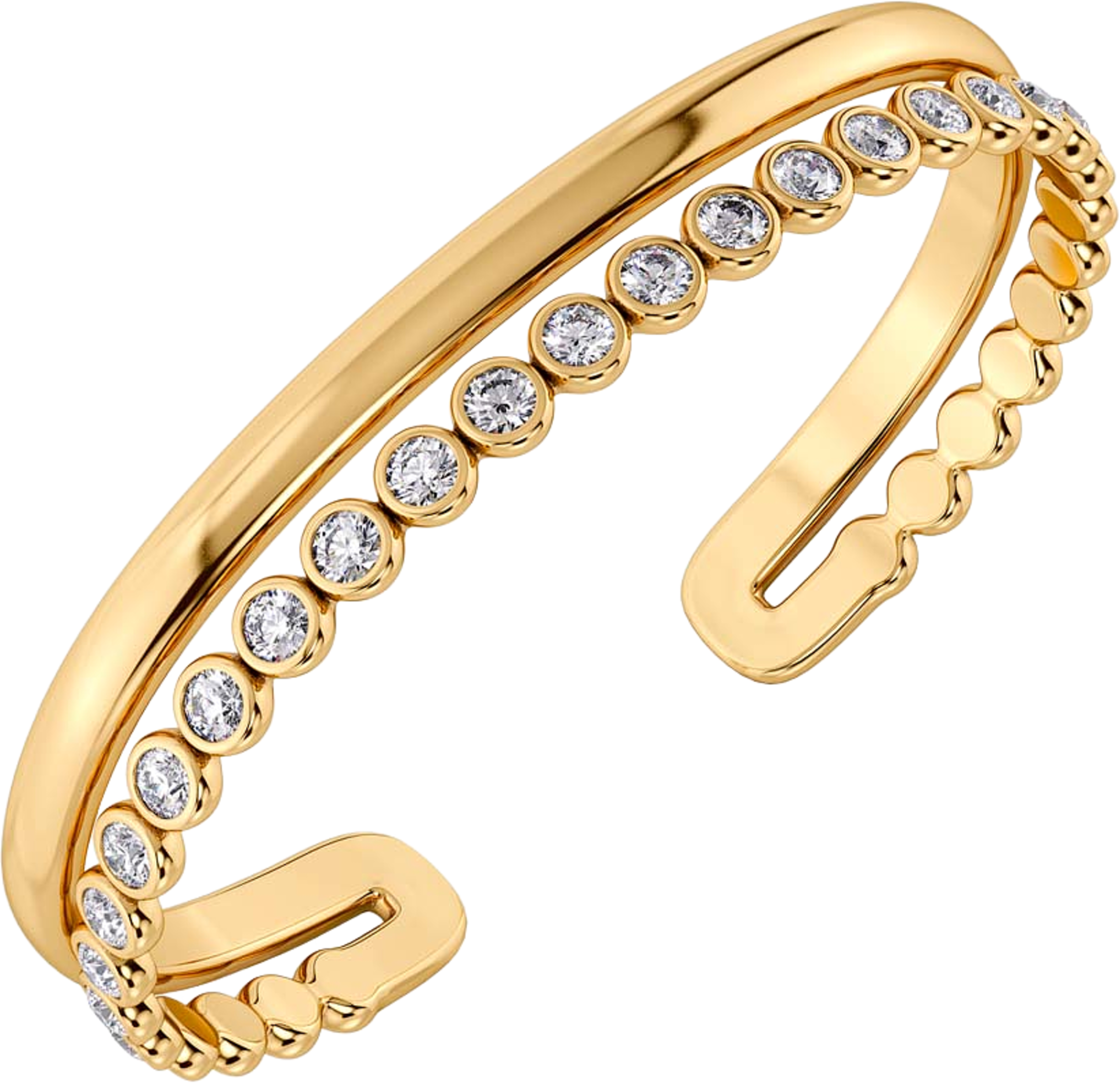 Grace Bangle Gold, från Edblad, i färgen Gold. Klicka för att öppna bilden i stort format