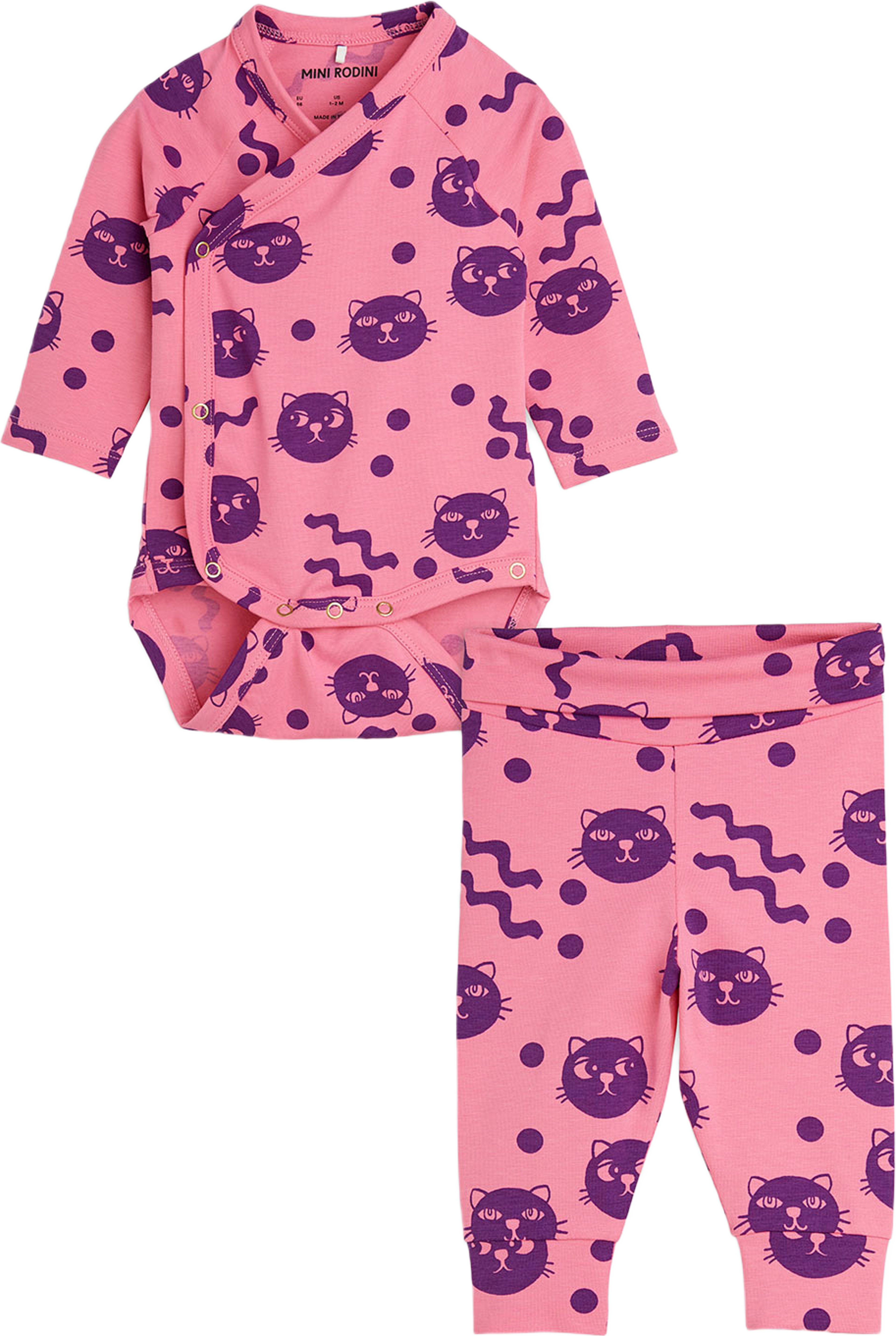 Squiggly Cats Baby Set