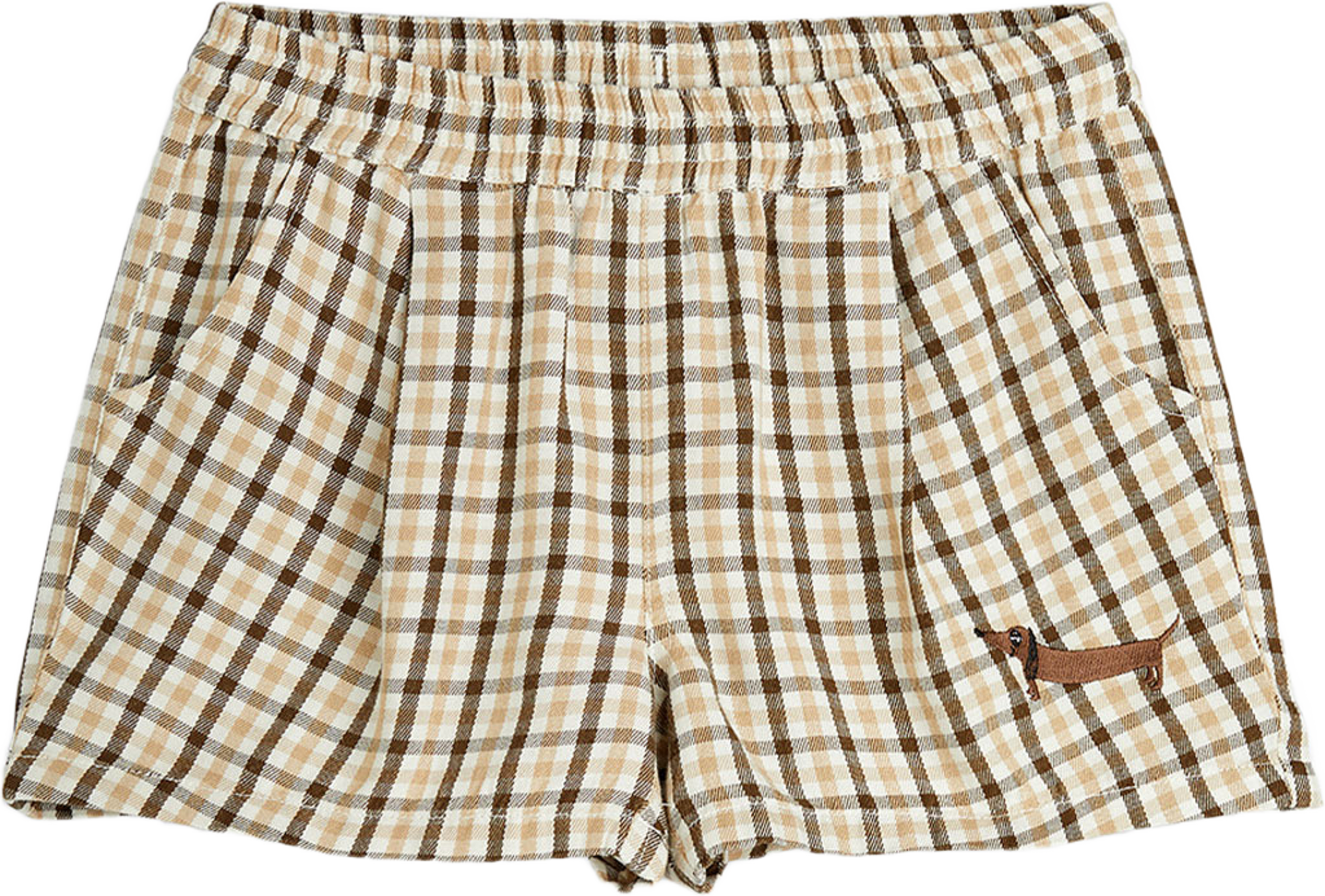 Gingham Woven Shorts