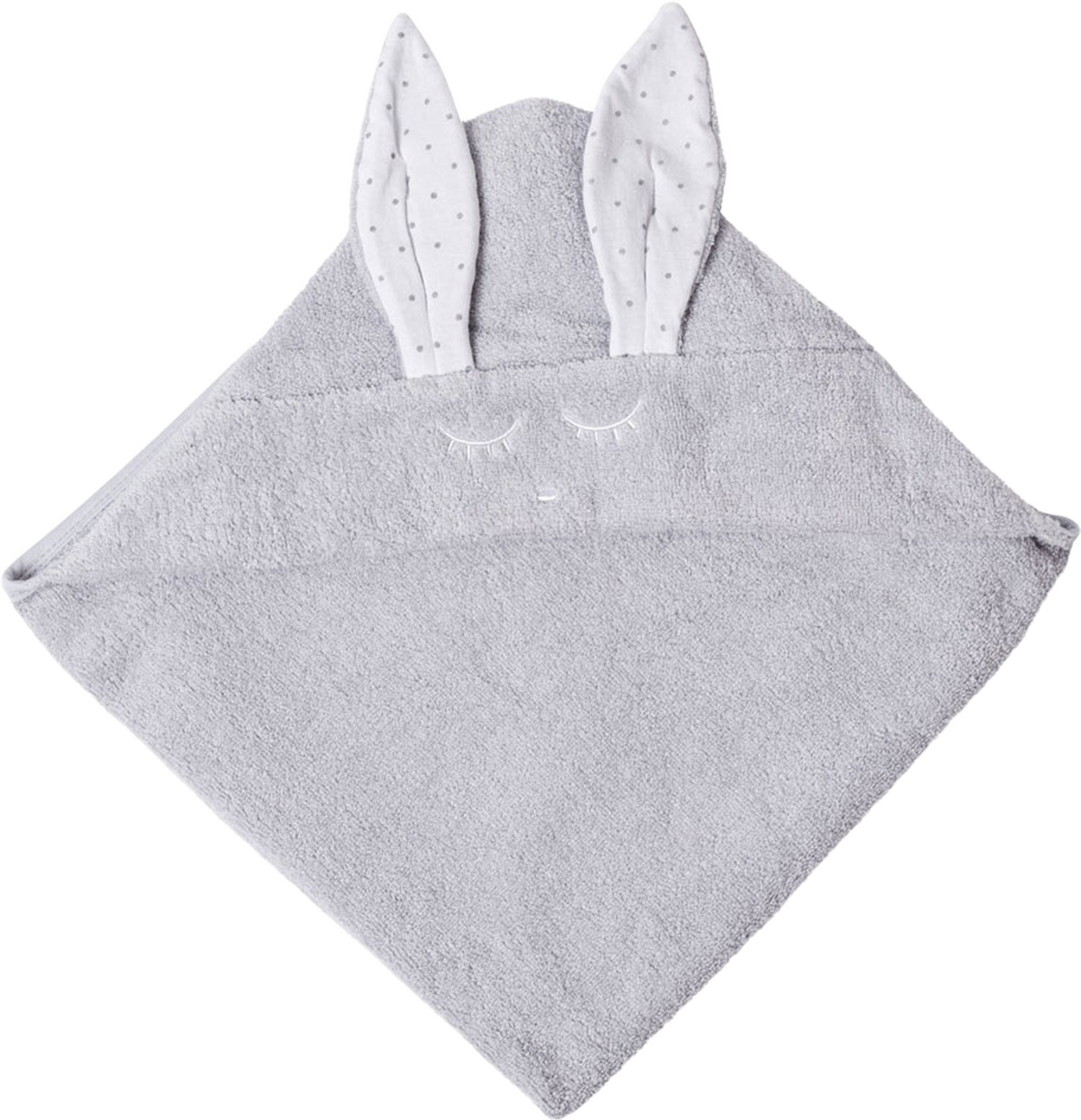 Handduk 68 cm - BUNNY, från Livly, i färgen Grey. Klicka för att öppna bilden i stort format