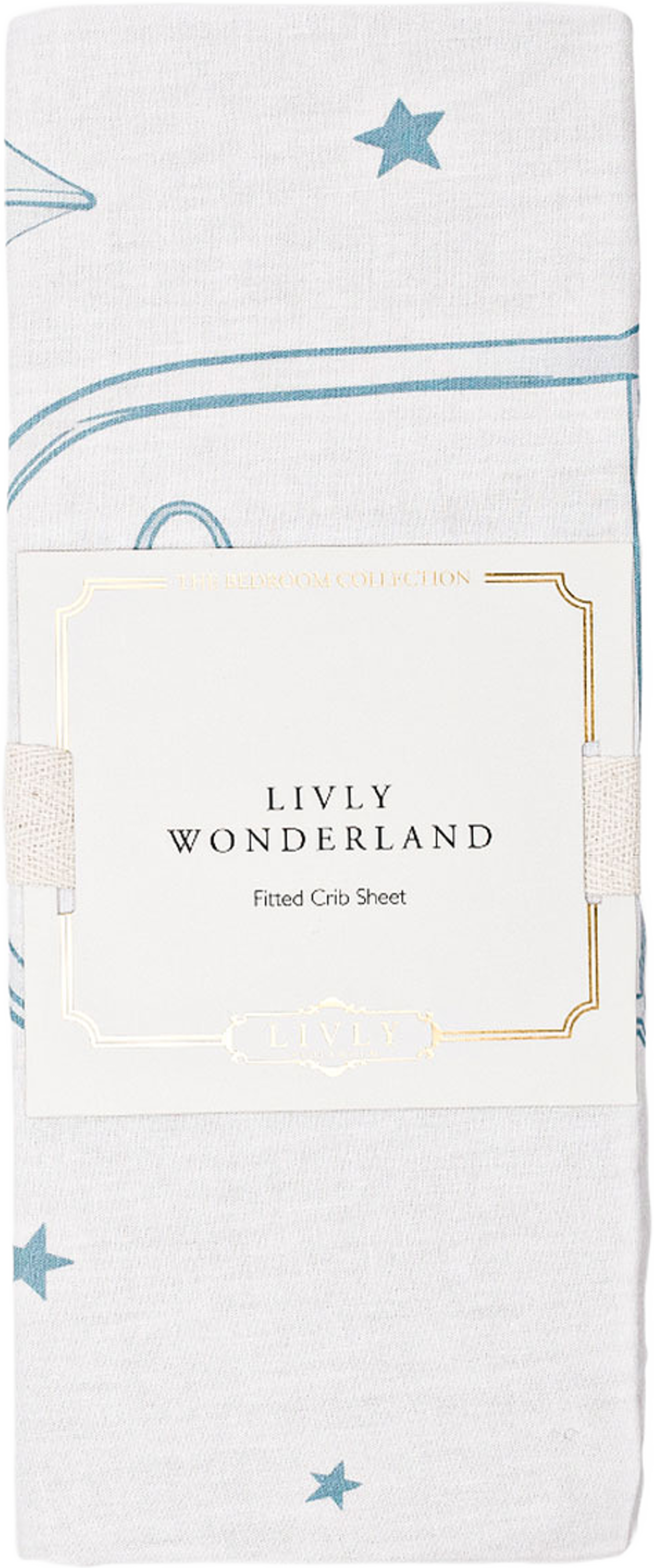 Wonderland Fitted Crib Sheet