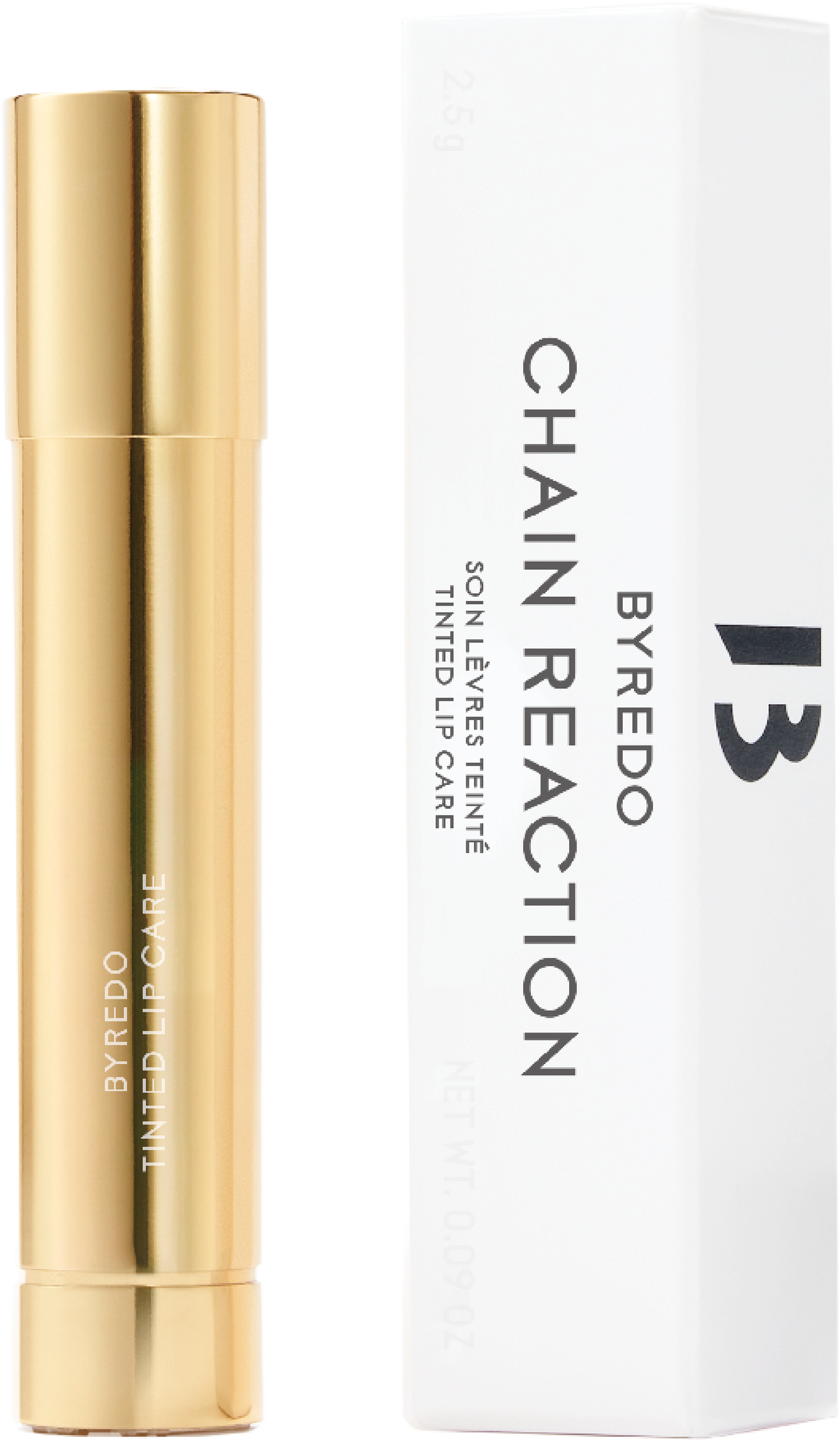 BYR MUP TINTED LIPCARE CHAIN RE001 REFIL, från BYREDO, i färgen Chain Reaction. Klicka för att öppna bilden i stort format