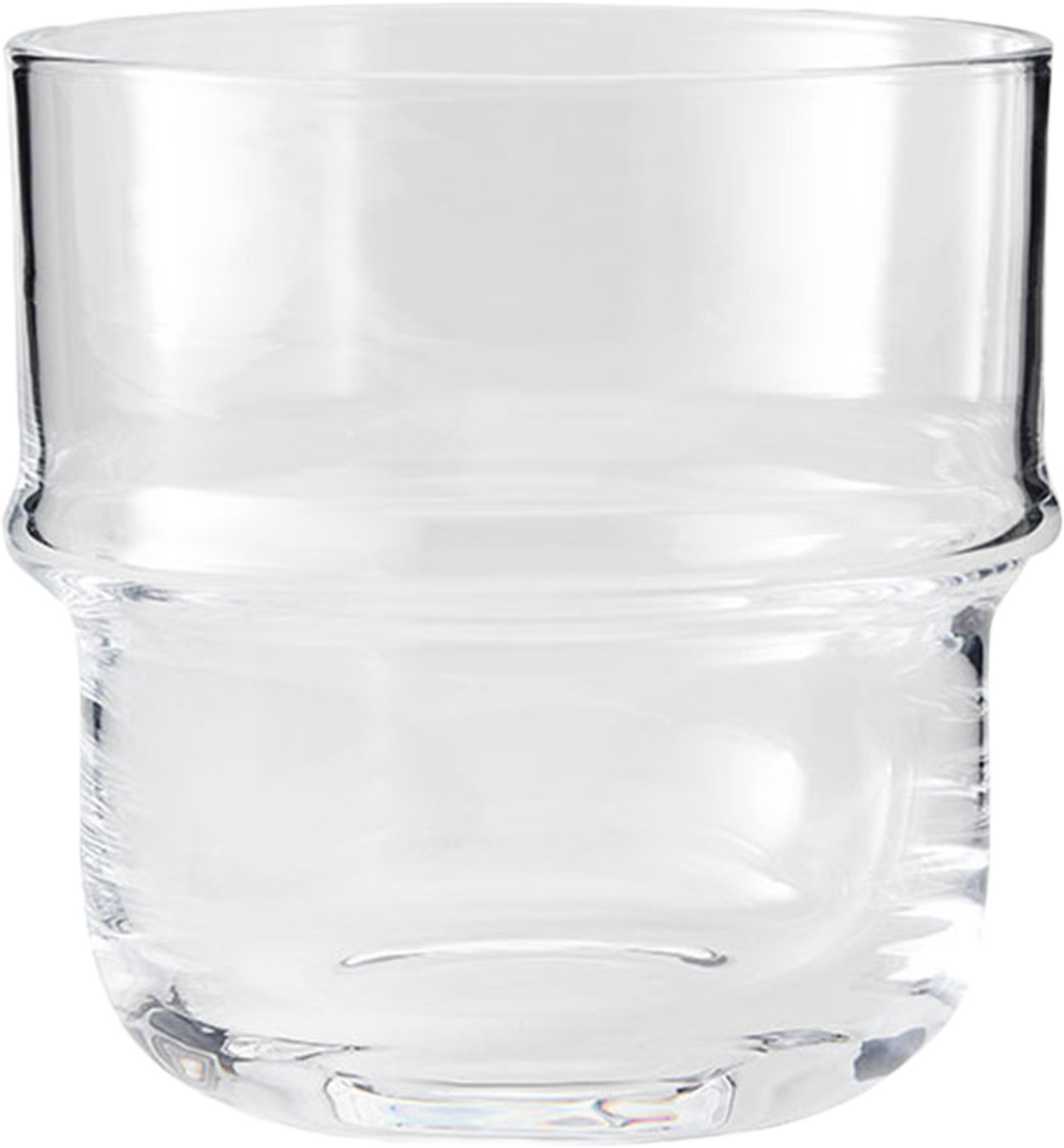 Glas Unda Ø8 cm 2-pack, från Design House Stockholm, i färgen Clear. Klicka för att öppna bilden i stort format