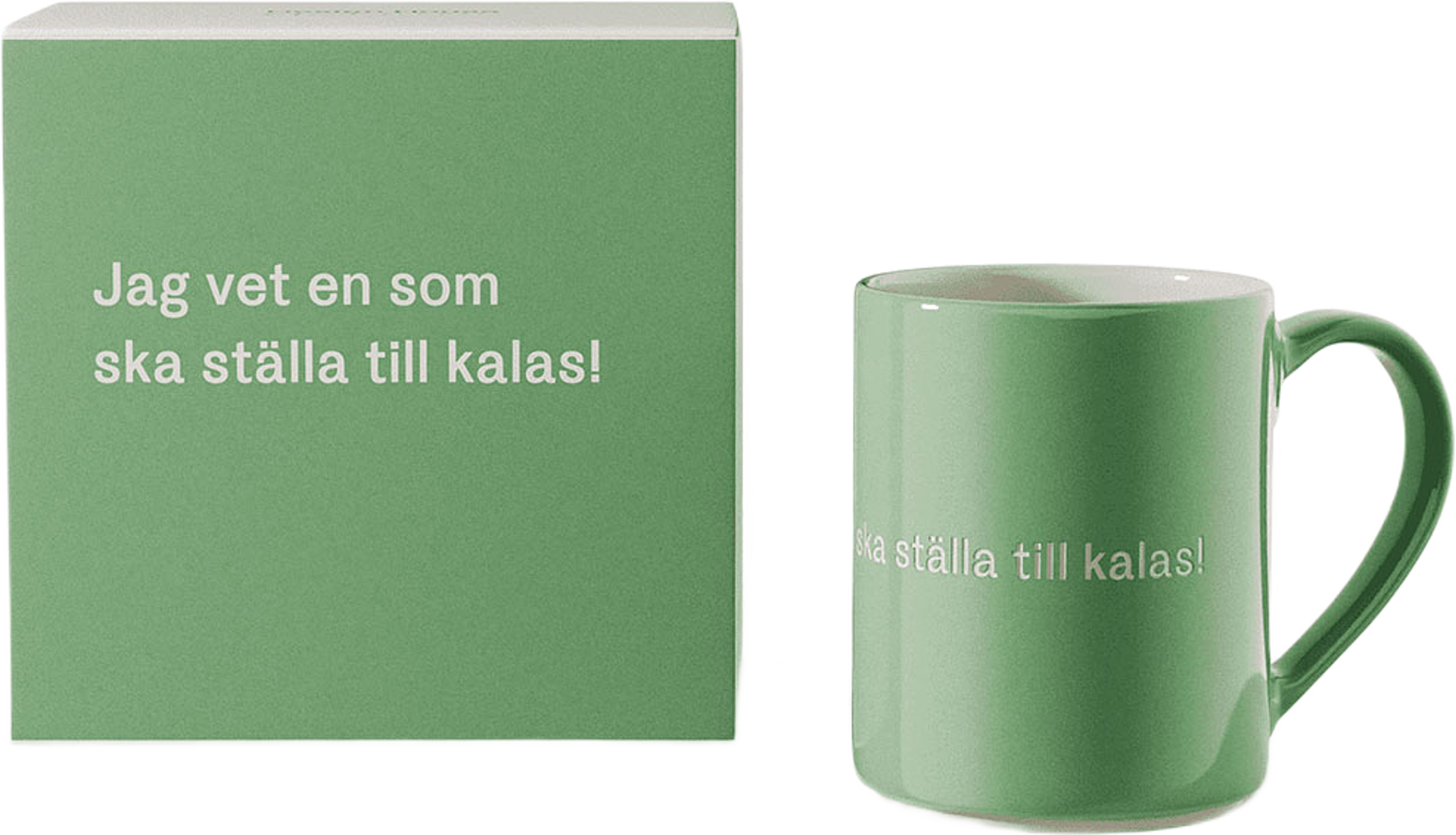 Astrid Lindgren Mugg - Jag vet en som ska ställa till kalas!