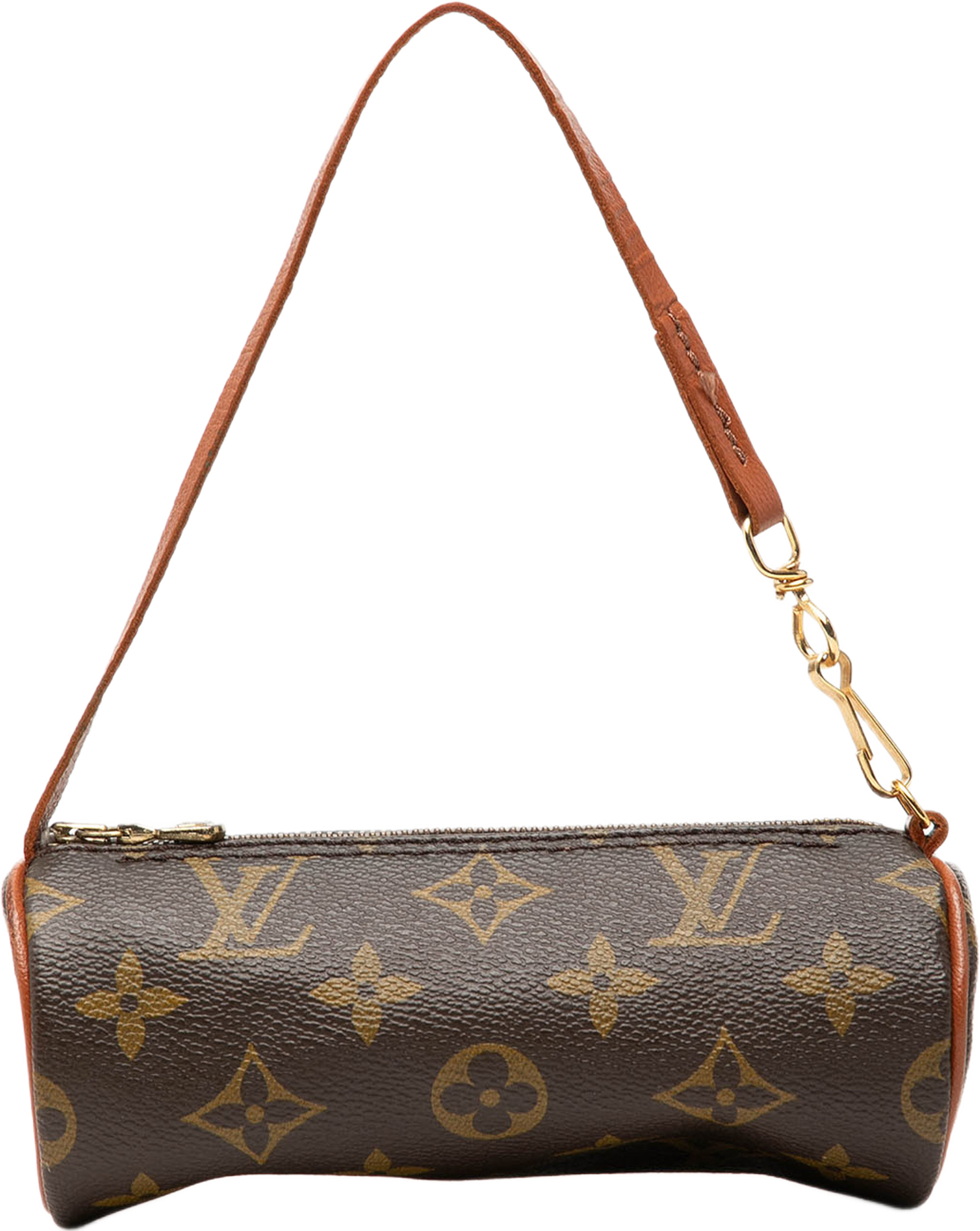 Louis Vuitton Monogram Papillon Pochette, från Luxclusif, i färgen brun. Klicka för att öppna bilden i stort format