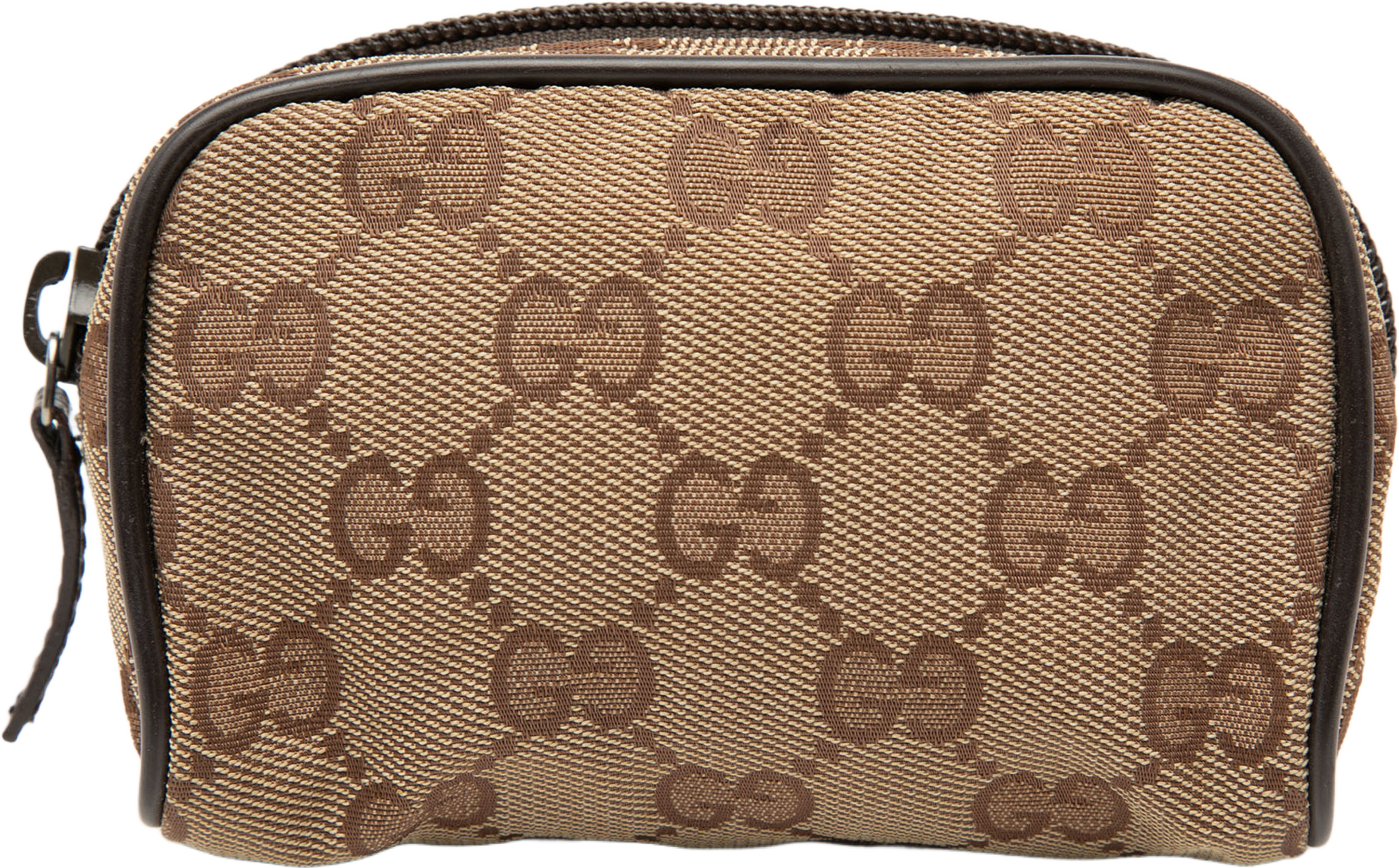 Gucci Gg Canvas Coin Pouch, från Luxclusif, i färgen beige. Klicka för att öppna bilden i stort format