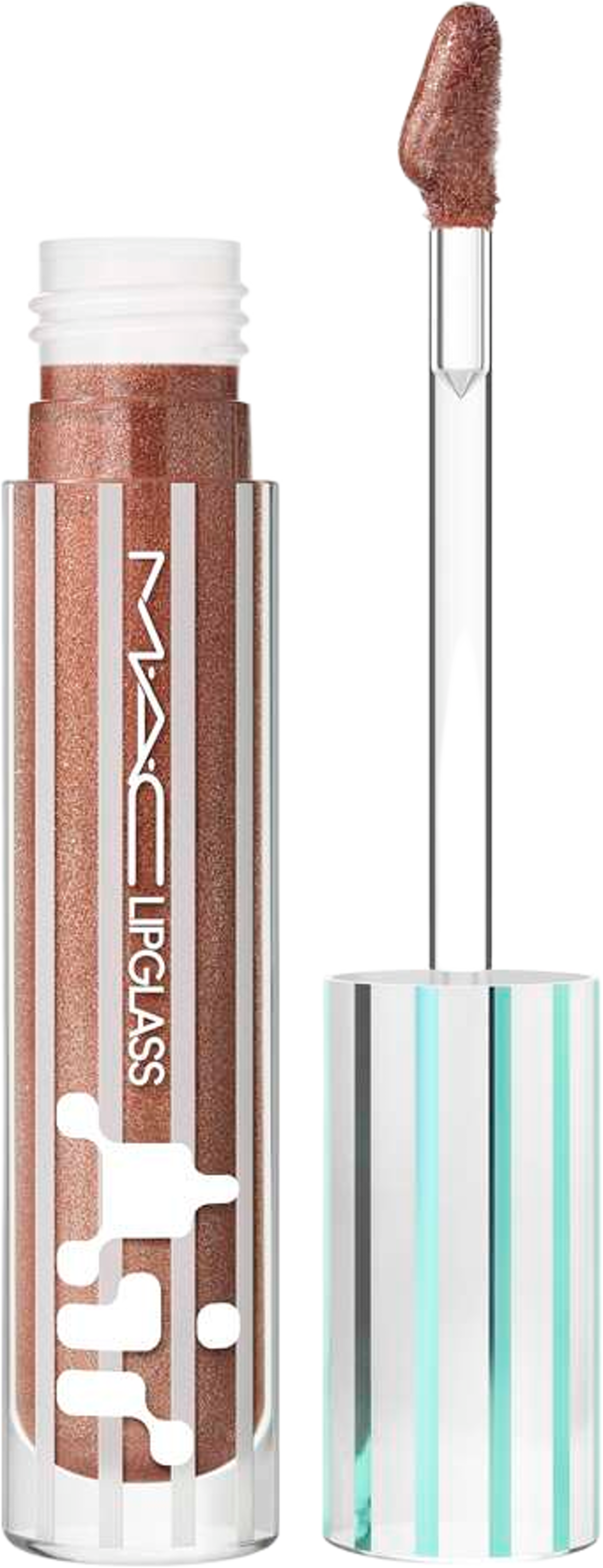 Lipglass Air Non-Sticky Gloss, från MAC Cosmetics, i färgen Twinkle Taupe. Klicka för att öppna bilden i stort format