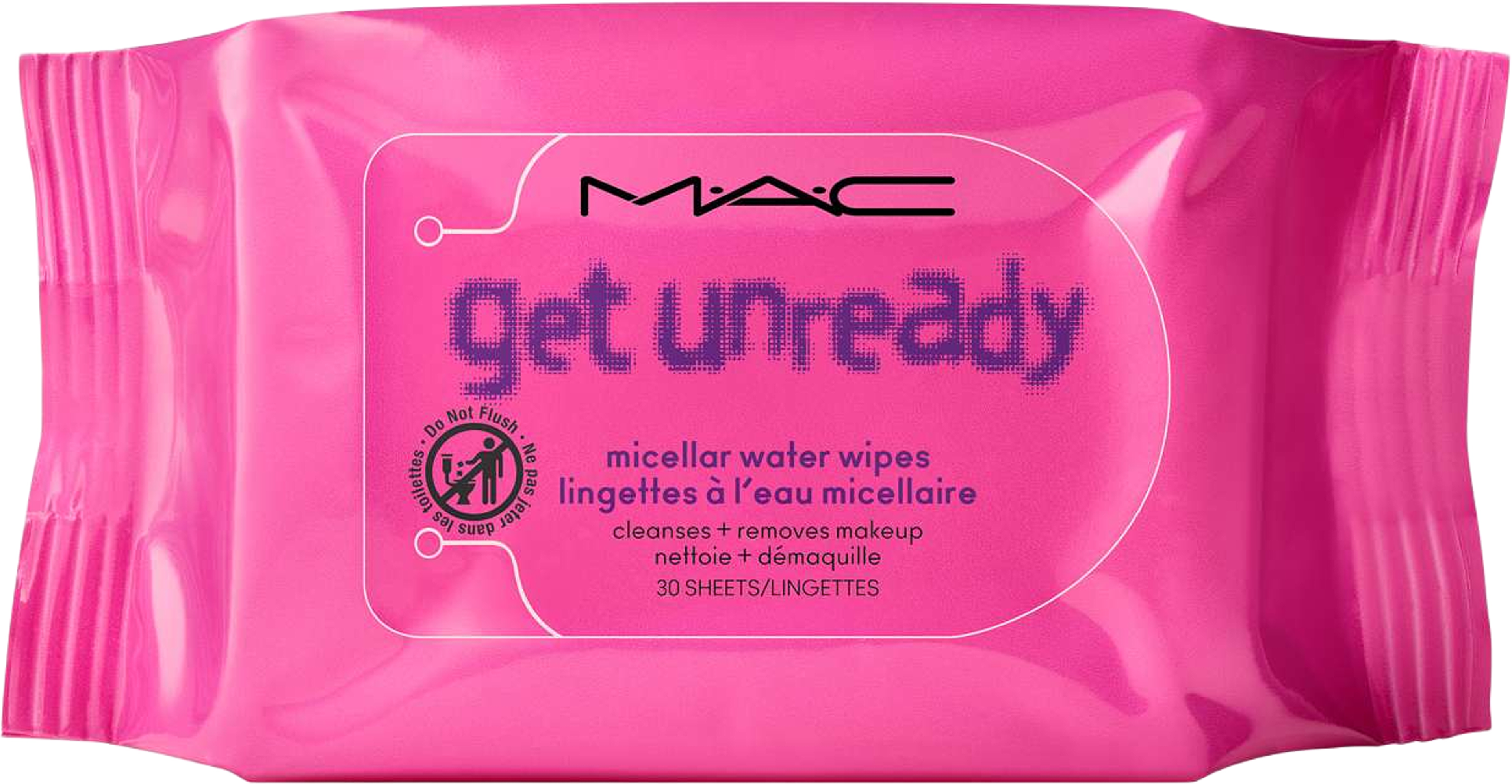 Get Unready Micellar Water Wipes, från MAC Cosmetics. Klicka för att öppna bilden i stort format