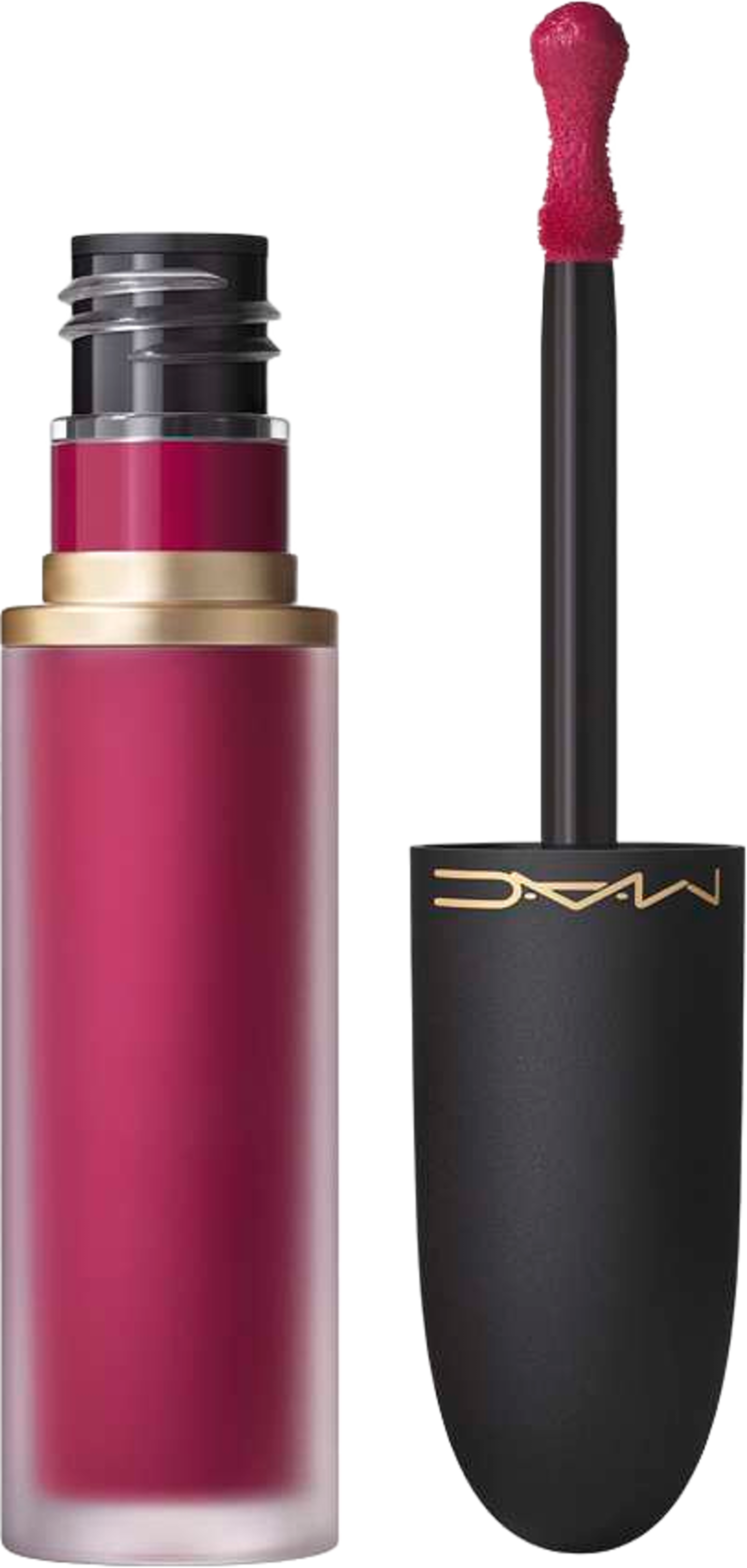 Powder Kiss Lip + Cheek Mousse, från MAC Cosmetics, i färgen Make It Fashun!. Klicka för att öppna bilden i stort format