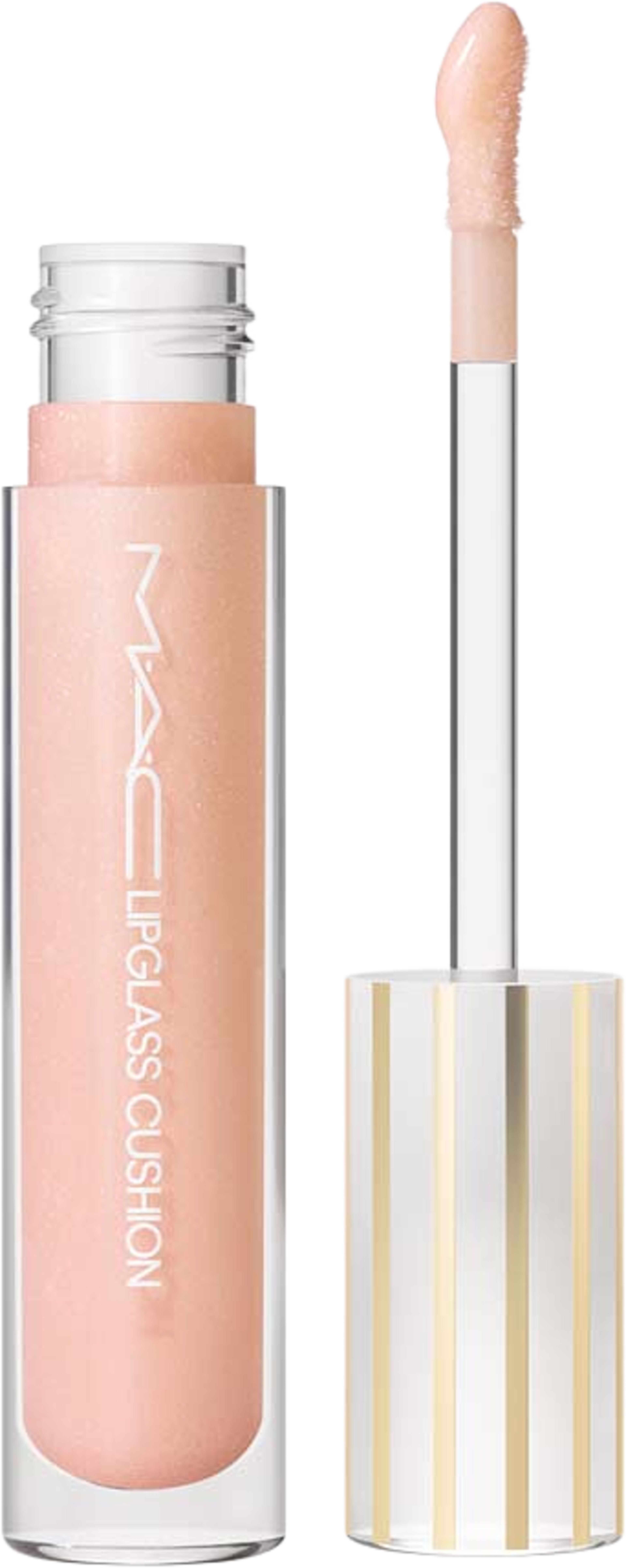 Lipglass Cushion High-Pigment Lip Oil, från MAC Cosmetics, i färgen Sugarrimmed. Klicka för att öppna bilden i stort format