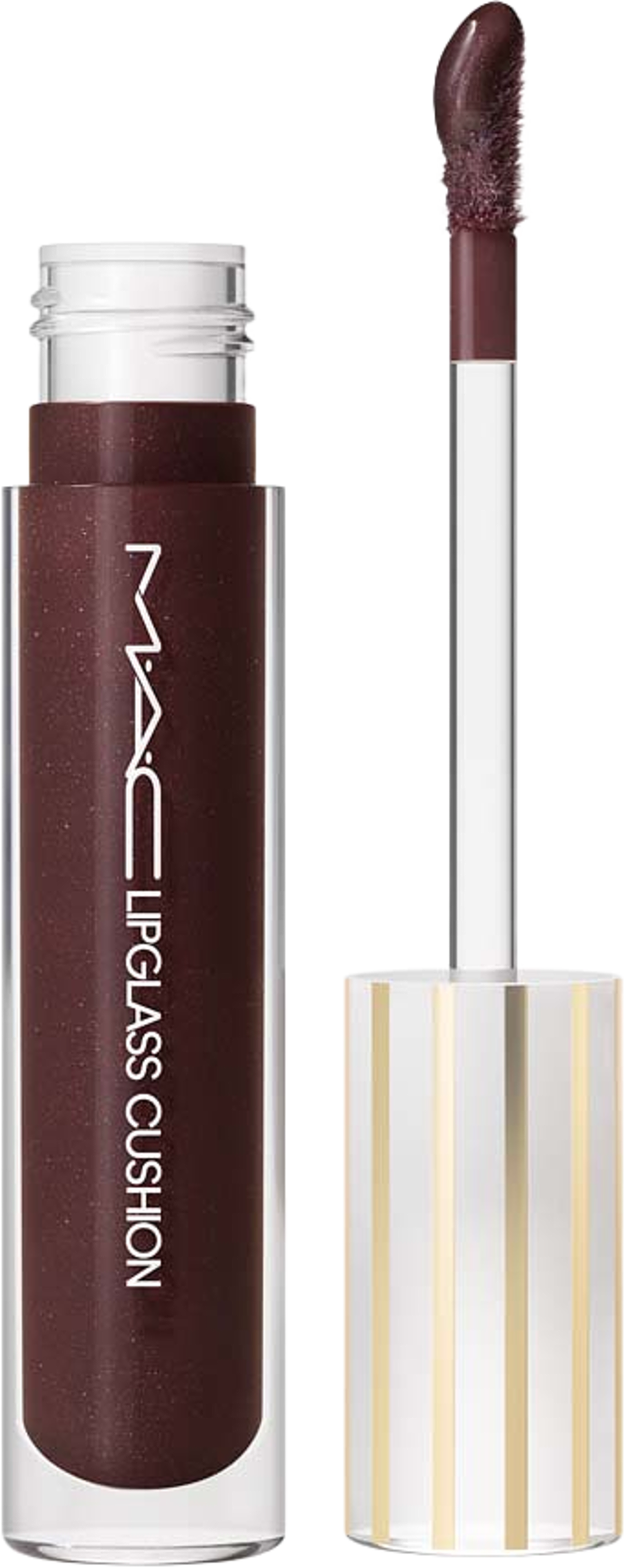Lipglass Cushion High-Pigment Lip Oil, från MAC Cosmetics, i färgen Pulse. Klicka för att öppna bilden i stort format