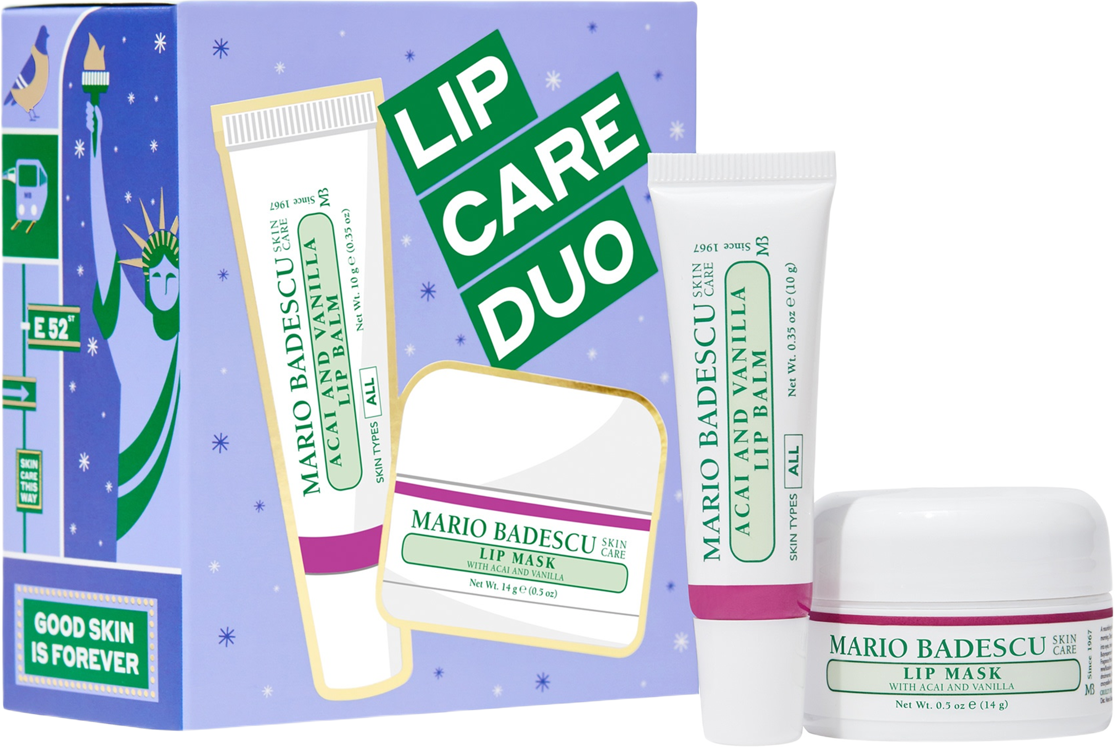 Lip Care Duo, från Mario Badescu. Klicka för att öppna bilden i stort format