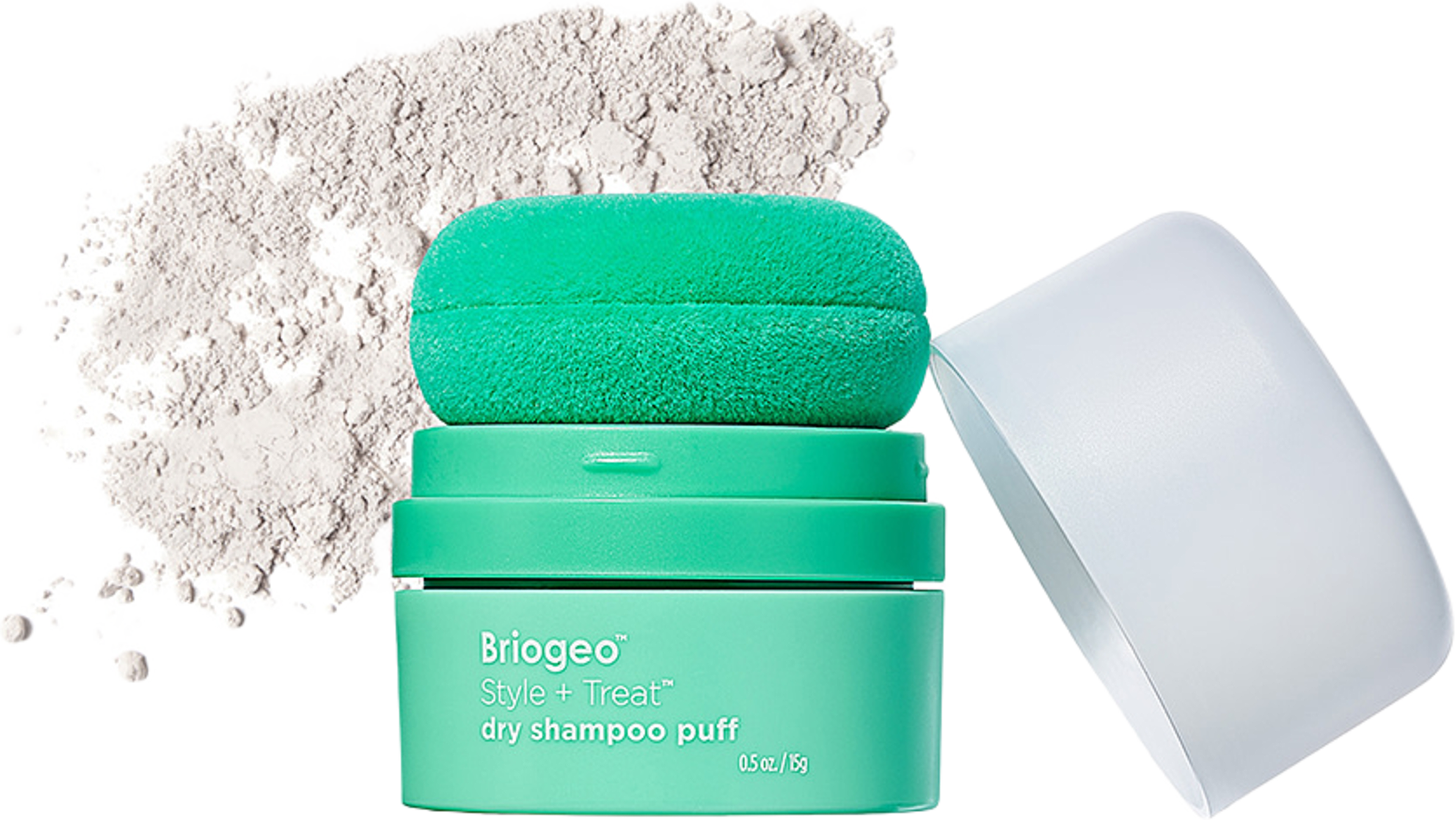 Style + Treat™ Dry Shampoo Puff Universal, från Briogeo. Klicka för att öppna bilden i stort format