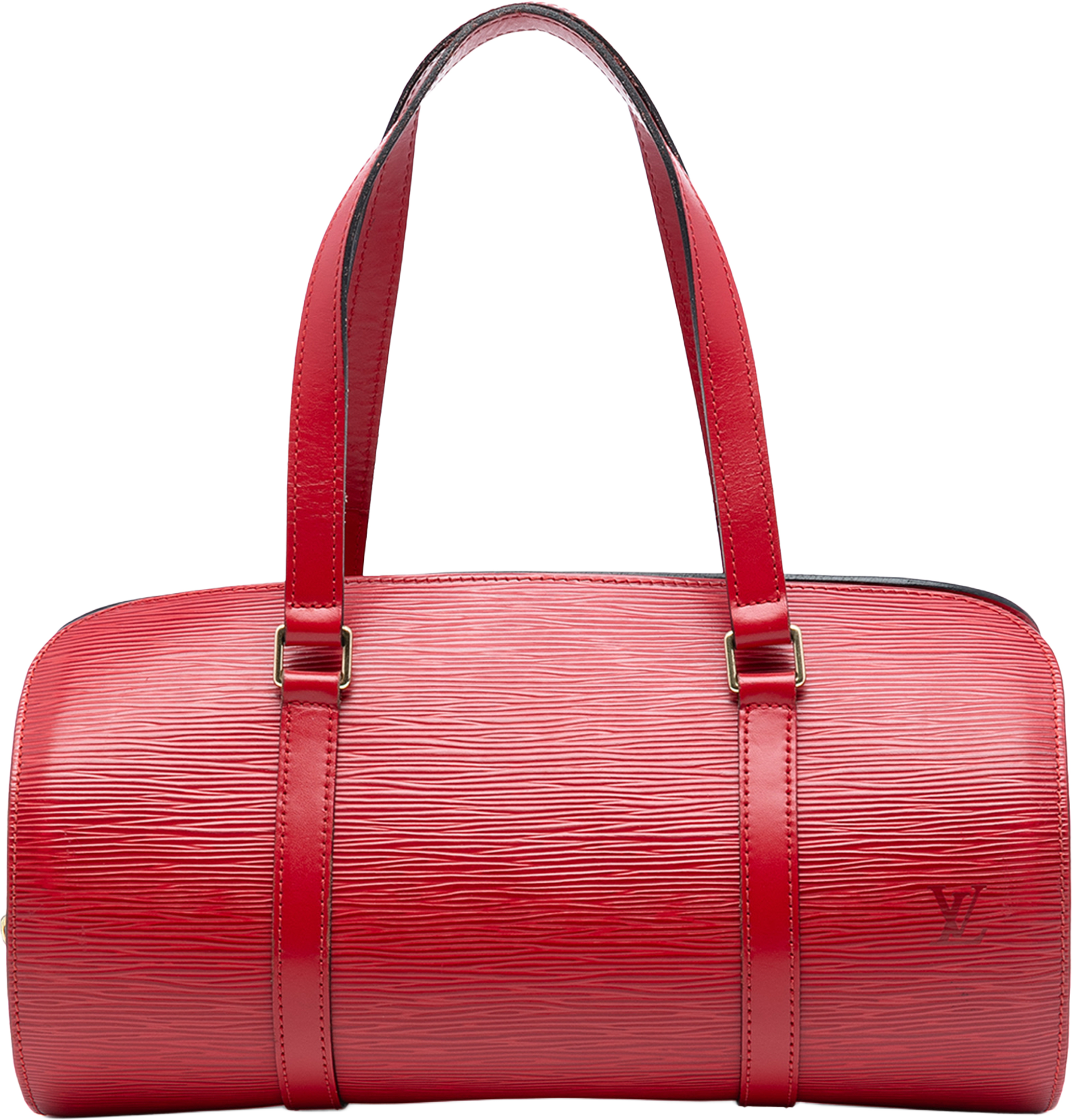 Louis Vuitton Epi Soufflot, från Luxclusif, i färgen red. Klicka för att öppna bilden i stort format