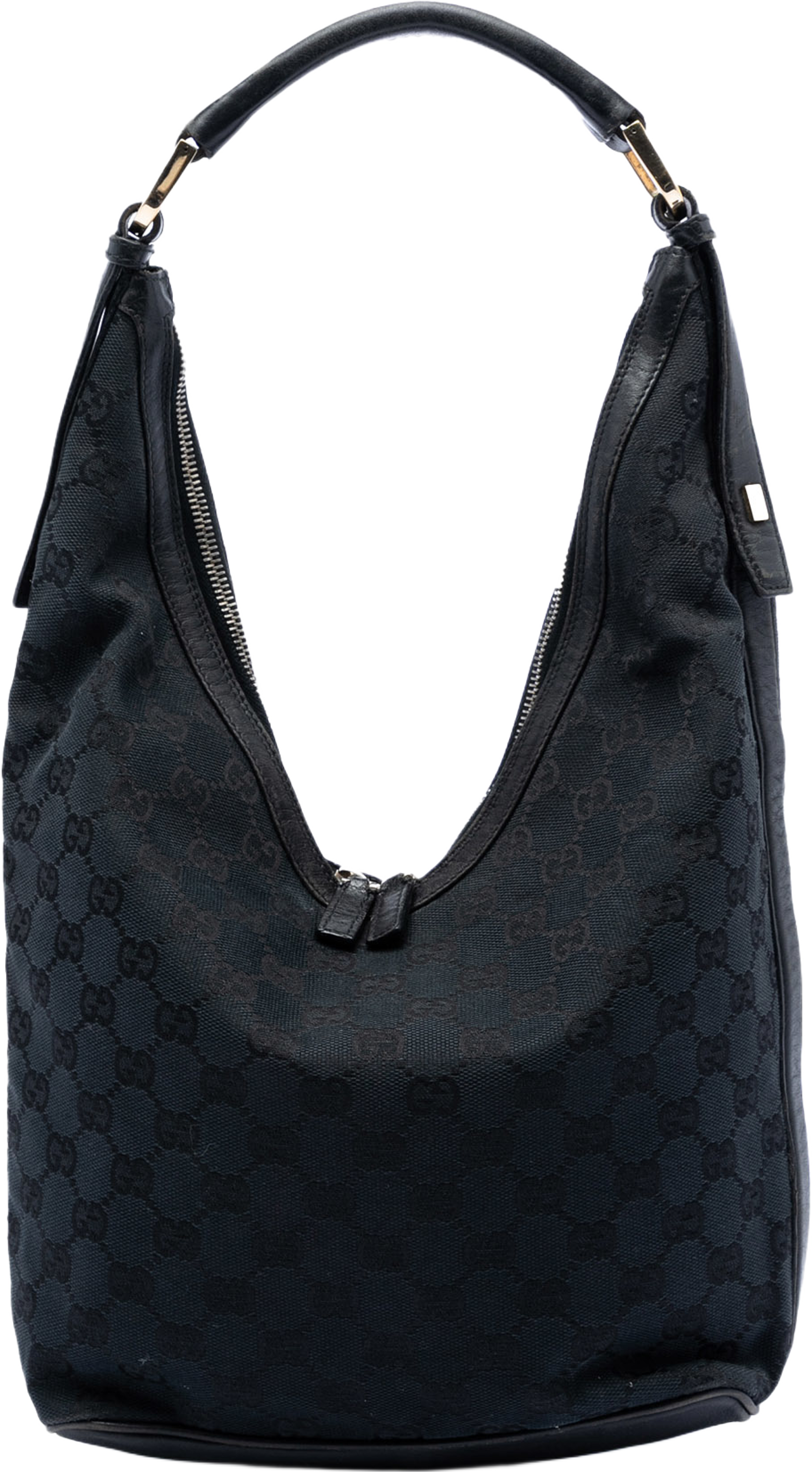 Gucci Gg Canvas Shoulder Bag, från Luxclusif, i färgen black. Klicka för att öppna bilden i stort format