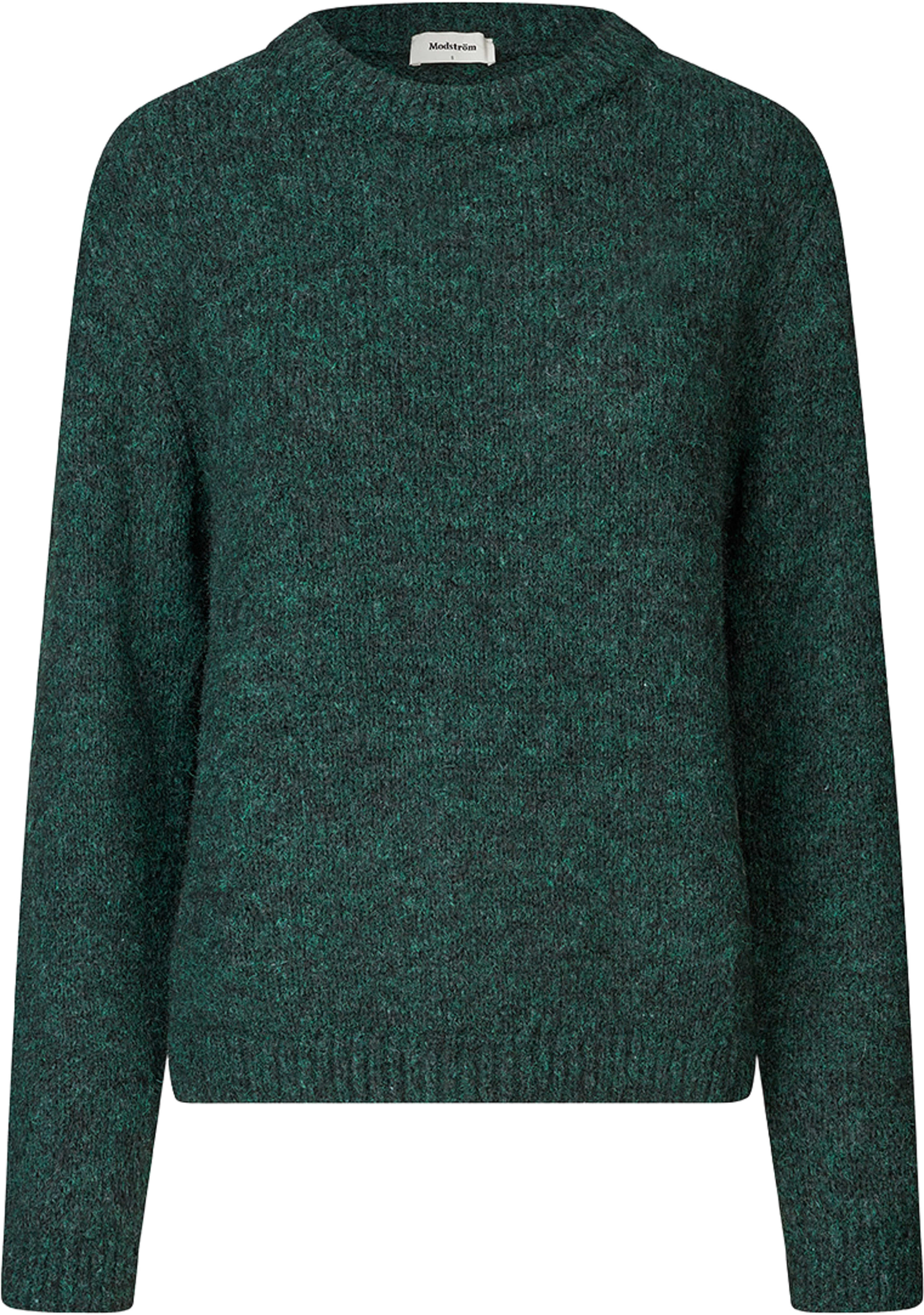 Philipmd O-neck, från Modström, i färgen bottle green. Klicka för att öppna bilden i stort format