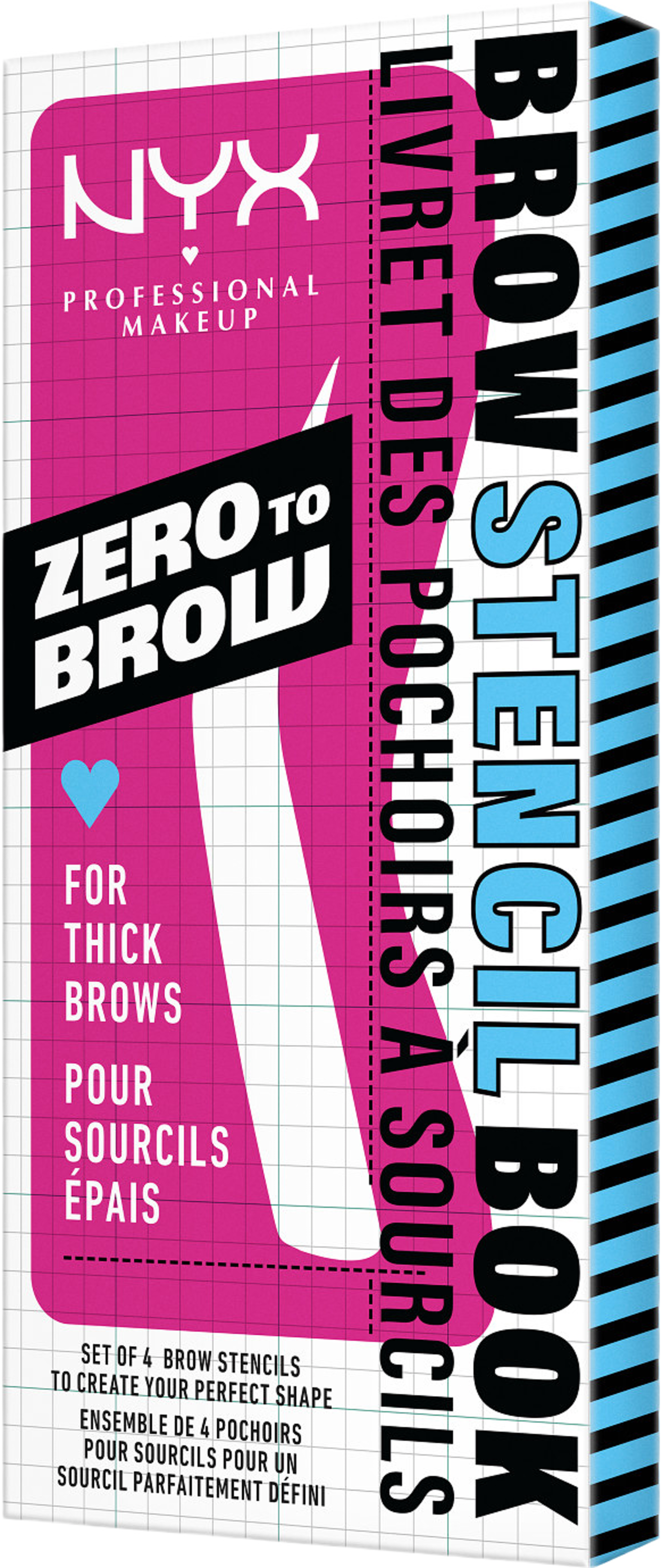 Zero To Brow Stencil